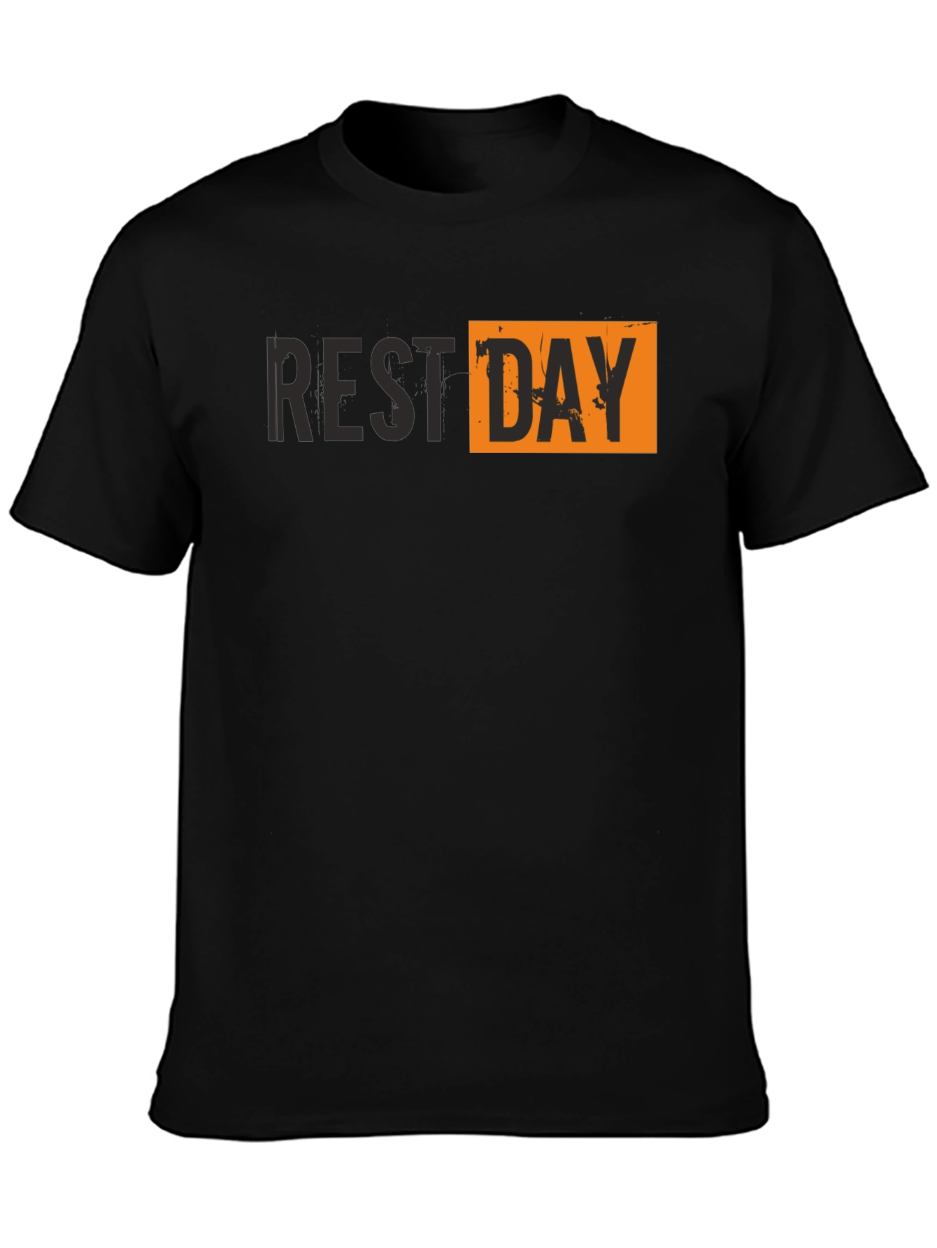 Rest Day T-Shirt - Mens Black Graphic Tee