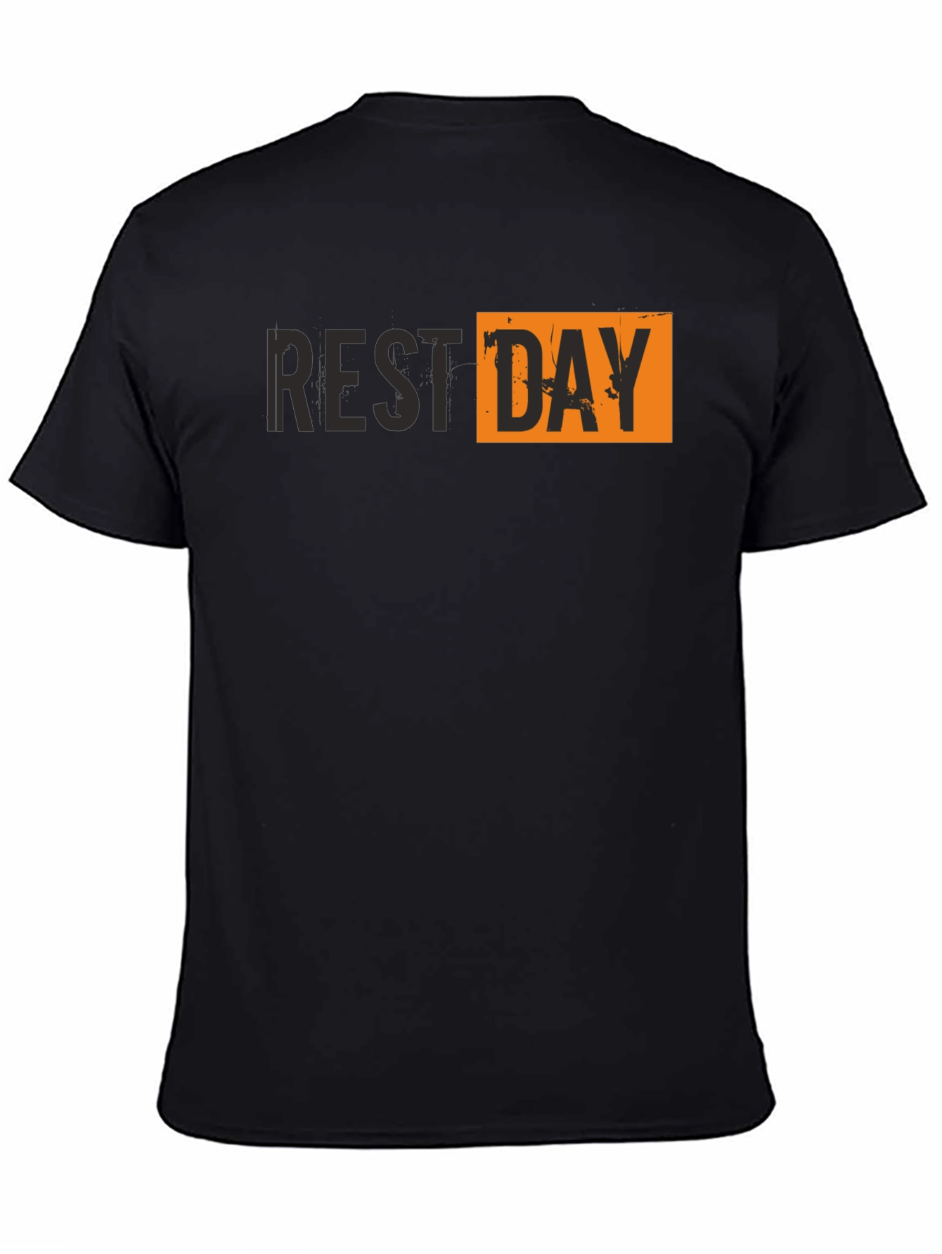 Rest Day T-Shirt - Mens Black Graphic Tee
