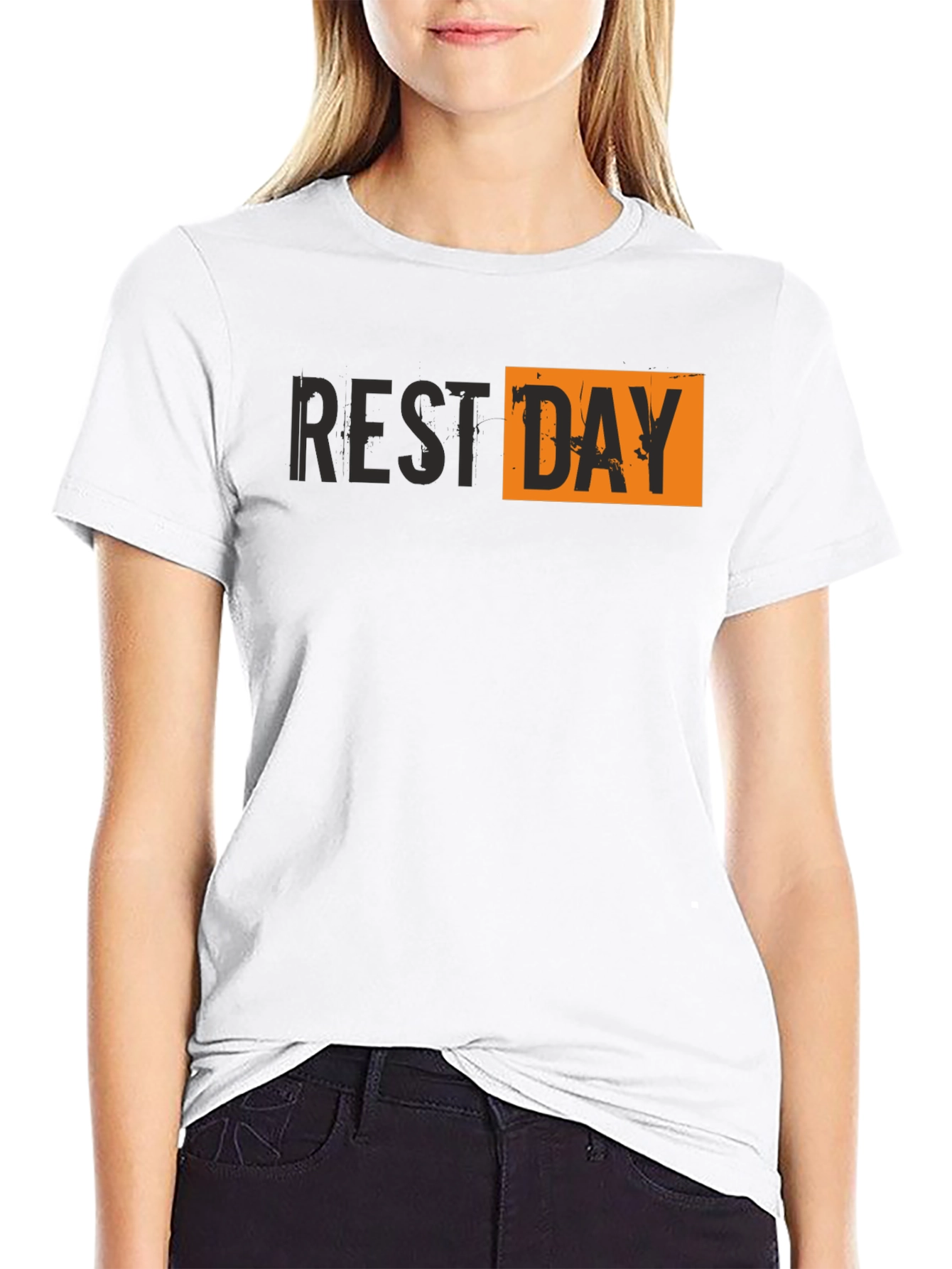 Rest Day T-Shirt - Mens Black Graphic Tee
