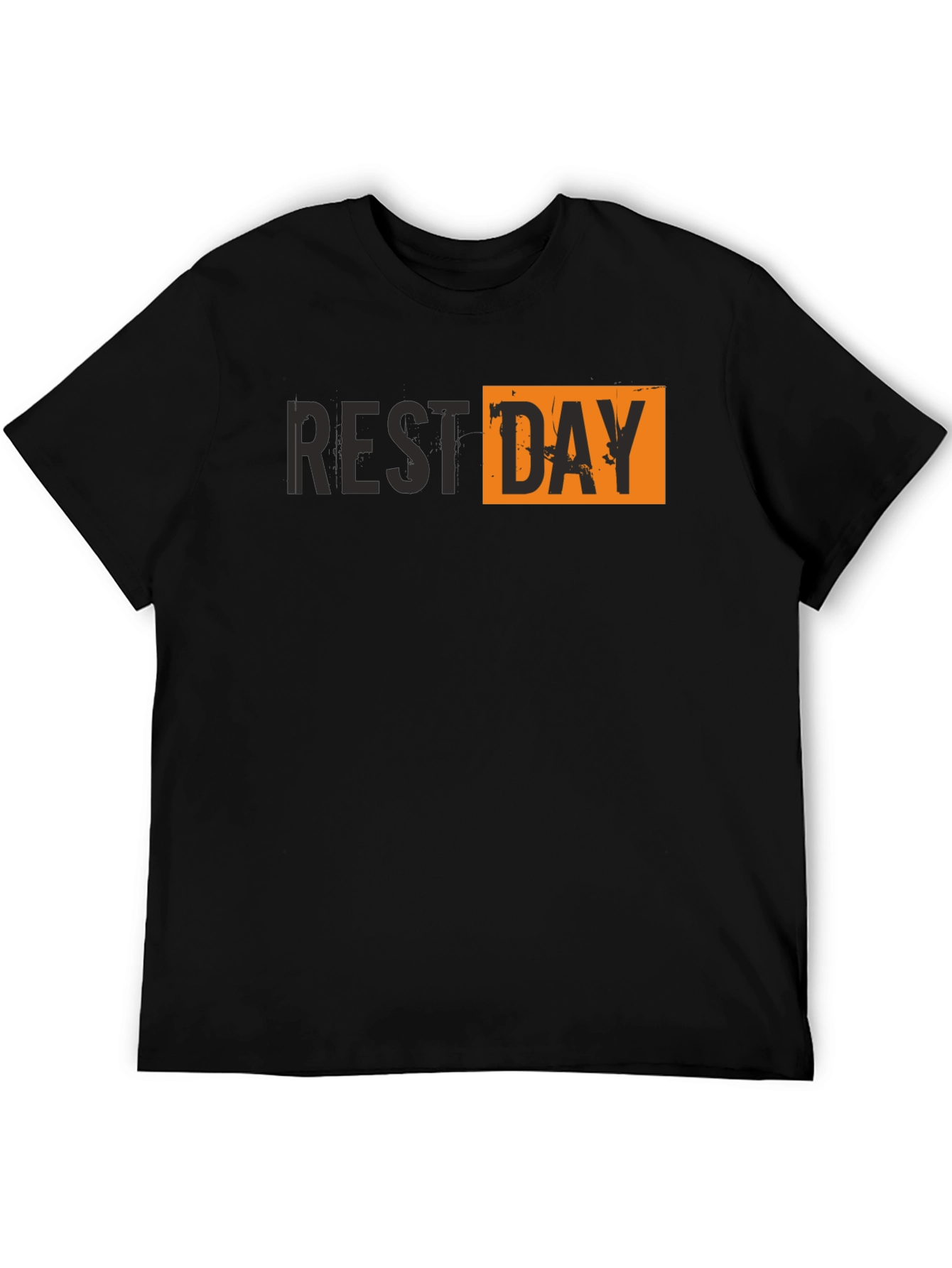 Rest Day T-Shirt - Mens Black Graphic Tee