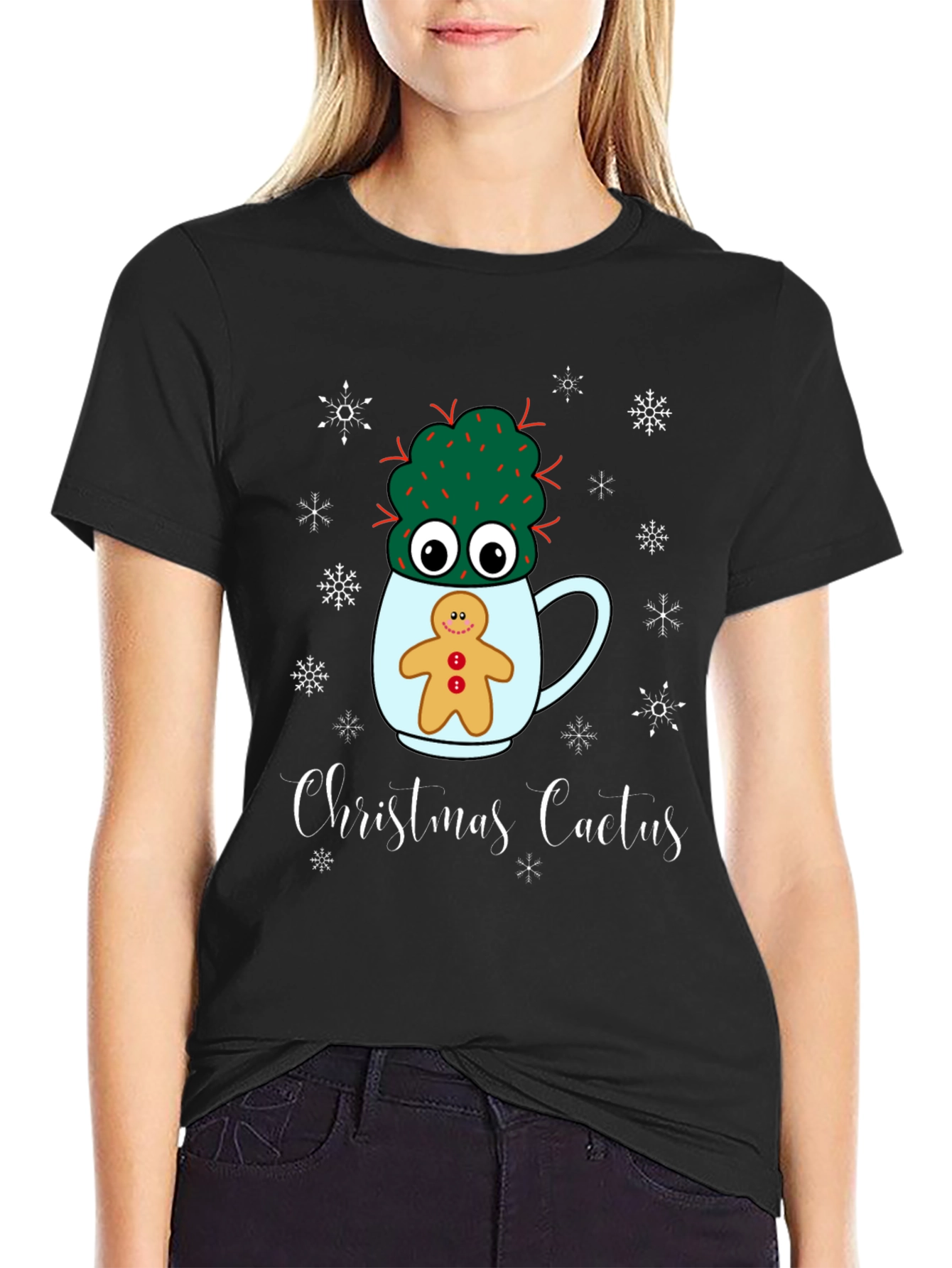 Christmas Cactus Graphic Tee
