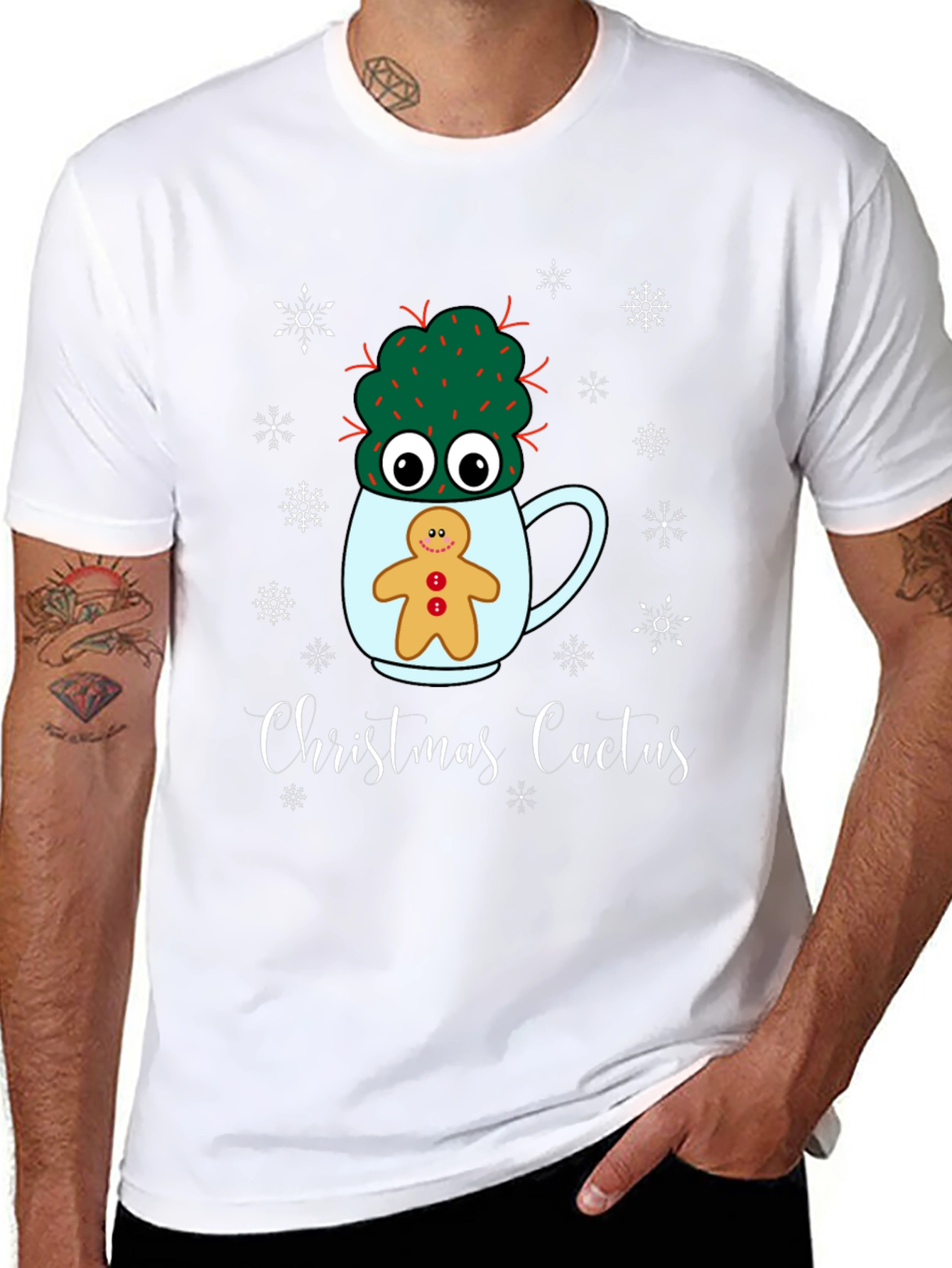 Christmas Cactus Graphic Tee