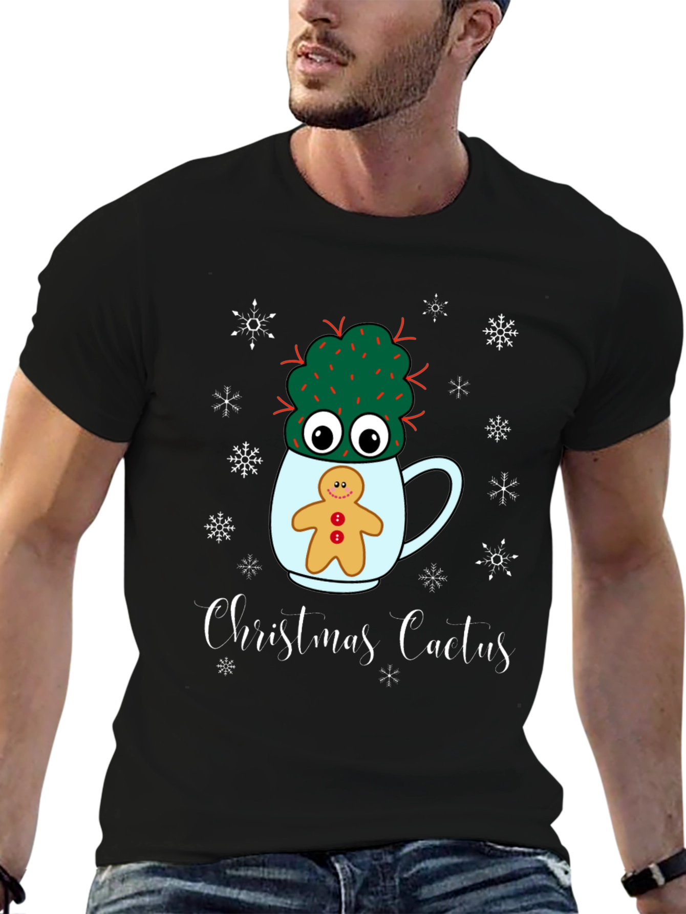 Christmas Cactus Graphic Tee
