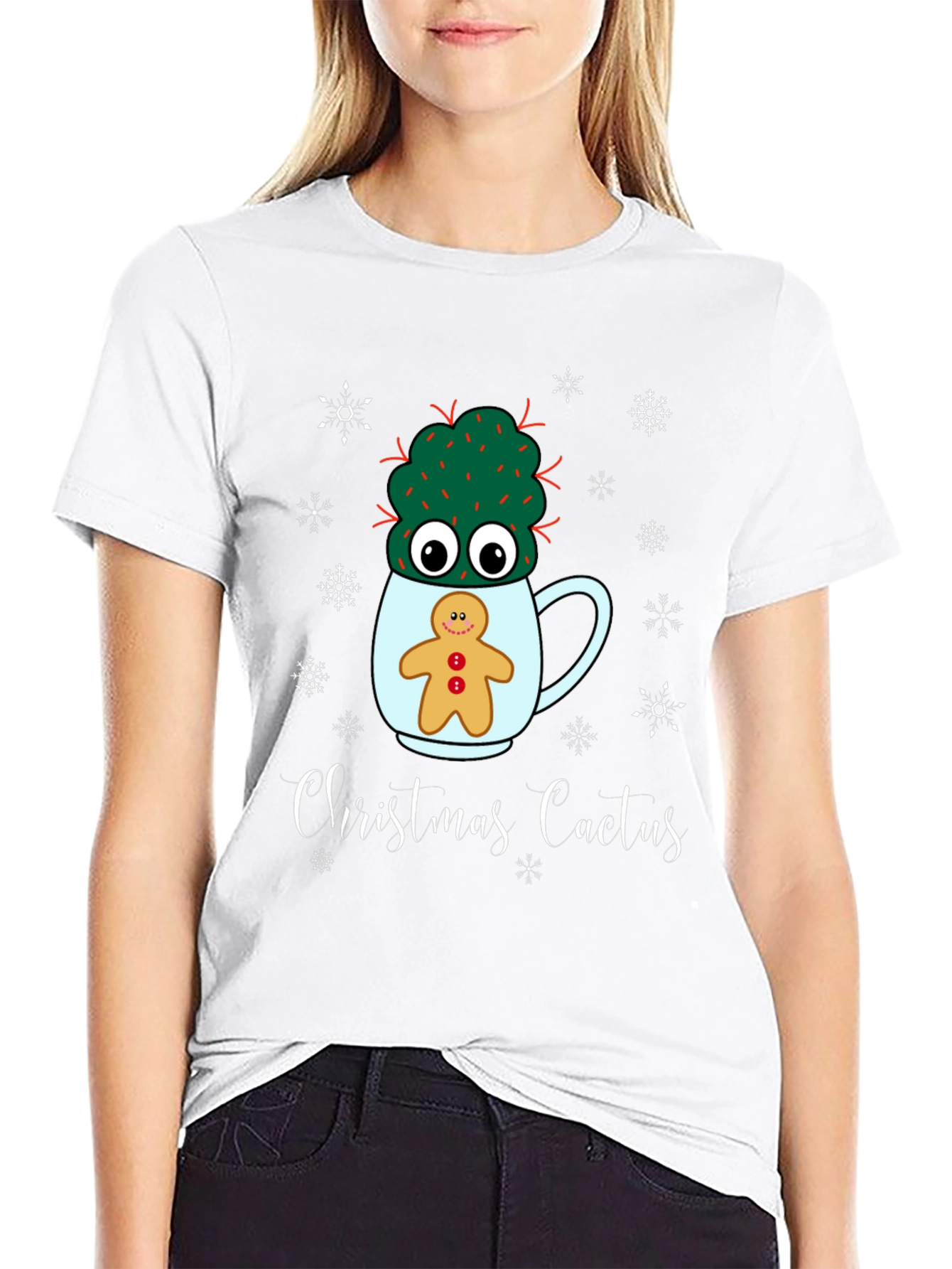 Christmas Cactus Graphic Tee