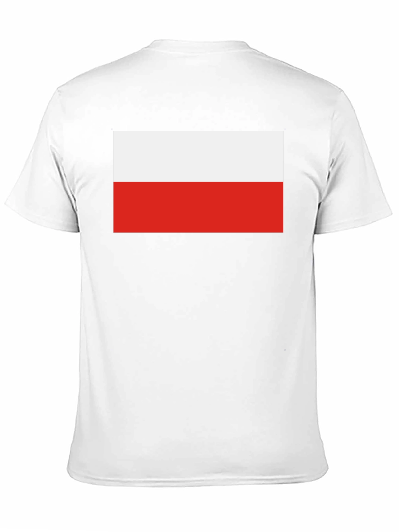 Poland Flag Graphic T-Shirt - Black Crew Neck Tee