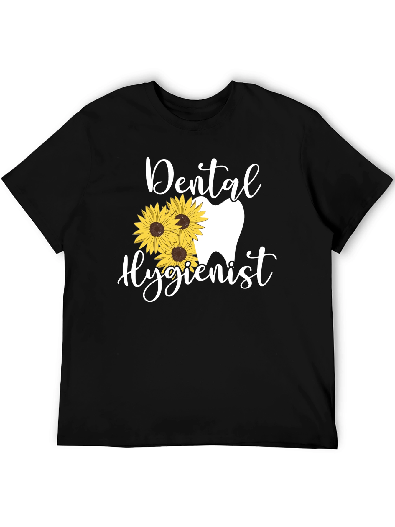 Dental Hygienist Sunflower Graphic Tee