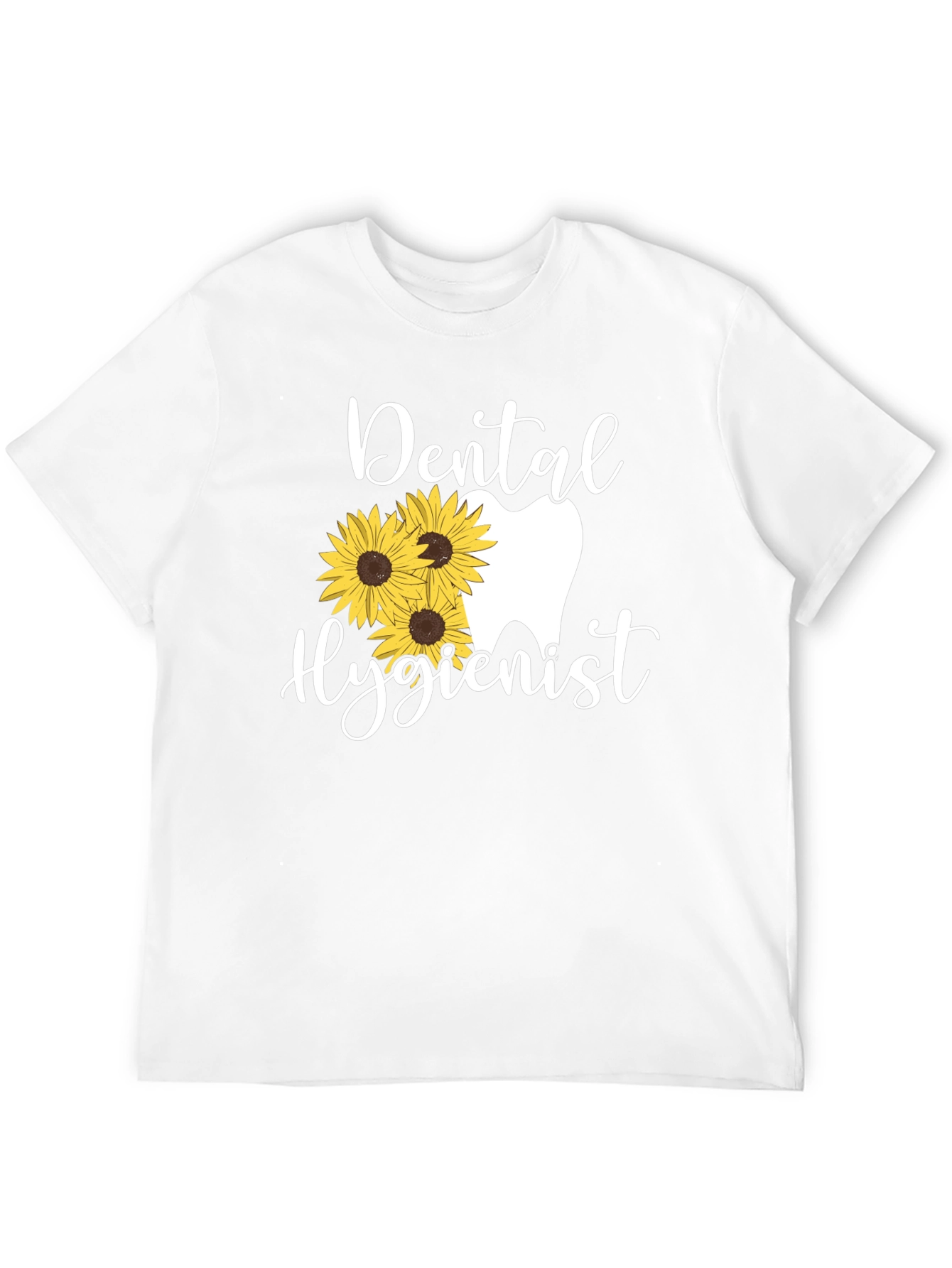 Dental Hygienist Sunflower Graphic Tee