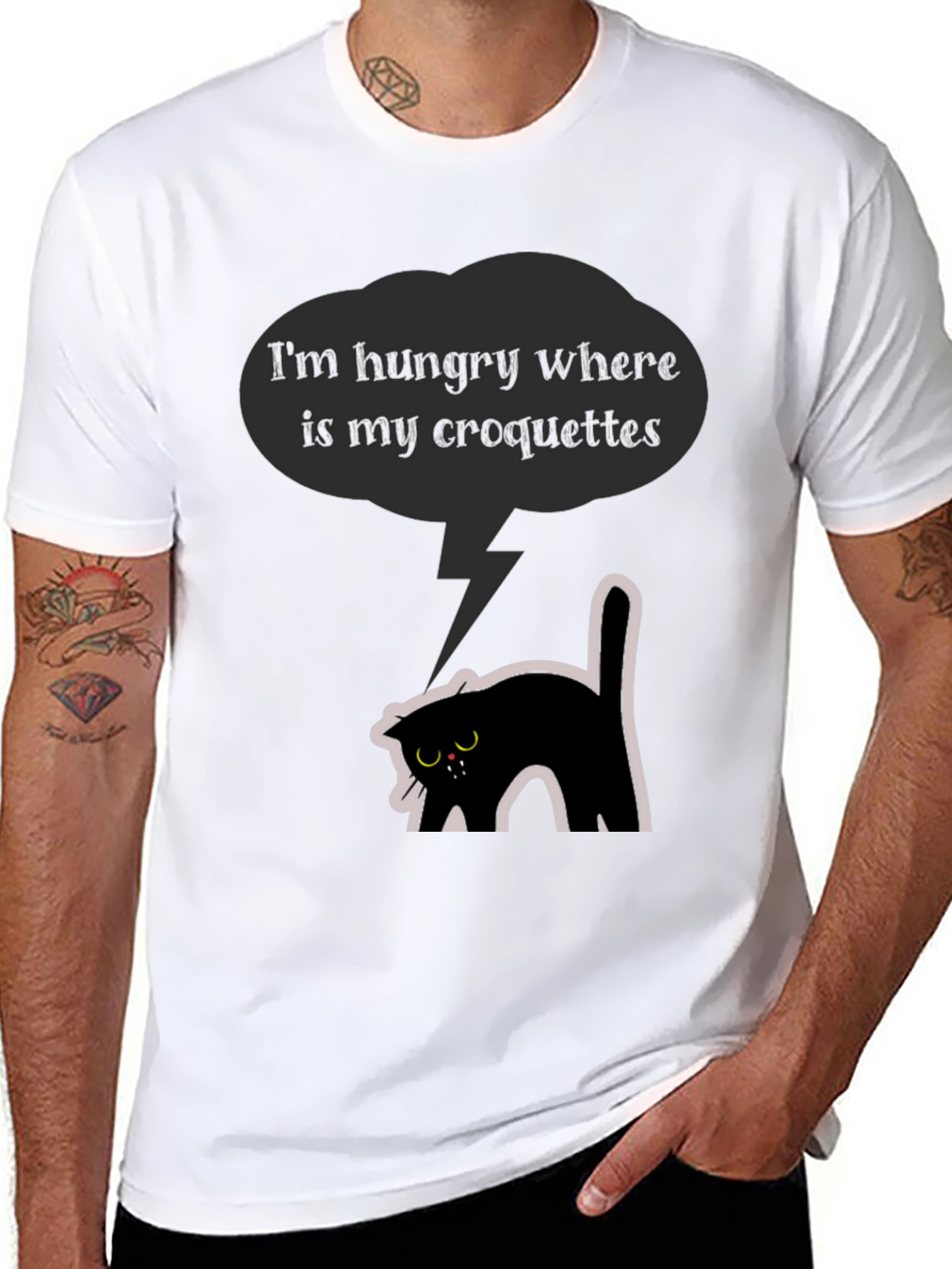 Hungry Cat Croquettes T-Shirt