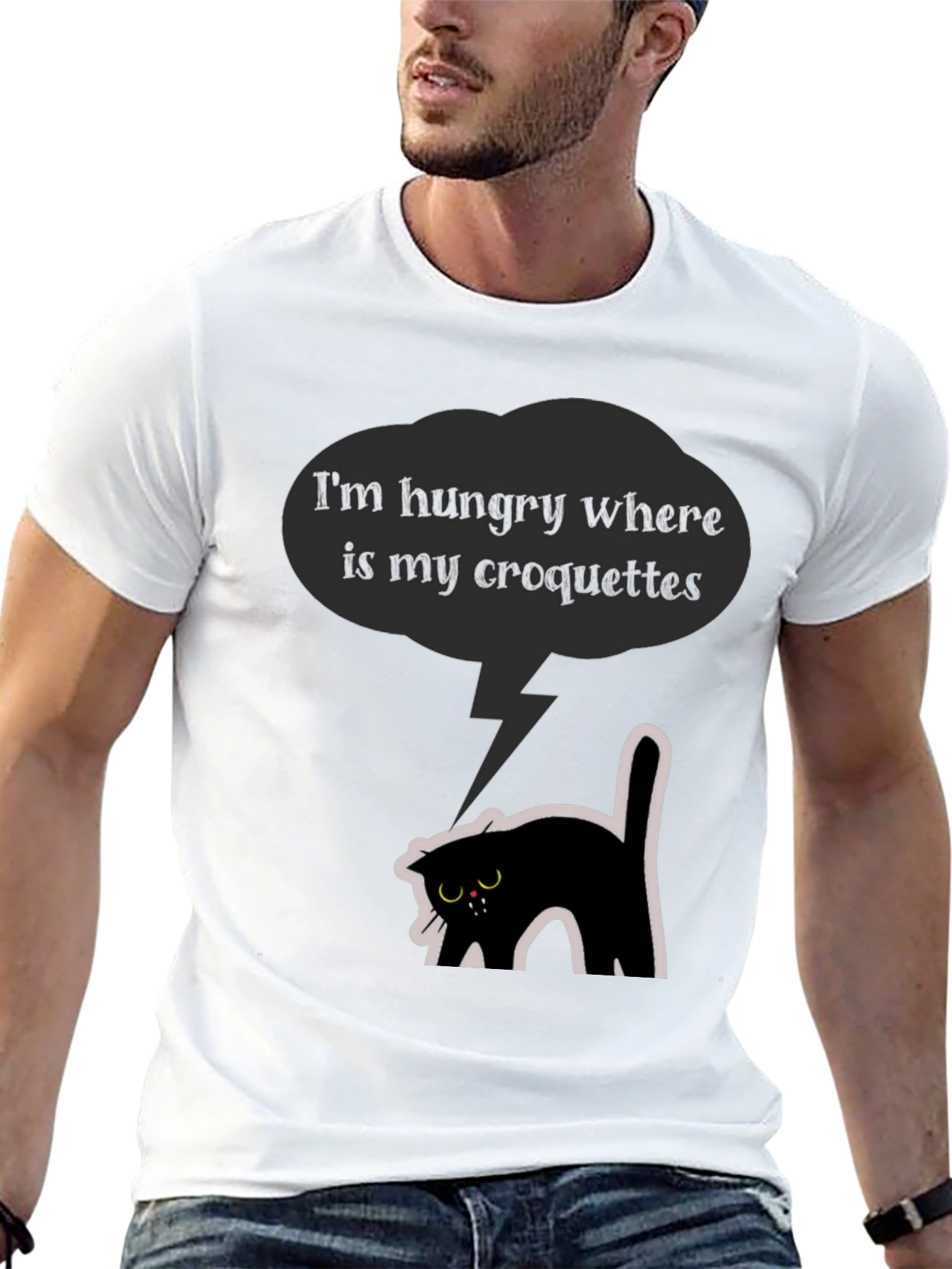 Hungry Cat Croquettes T-Shirt
