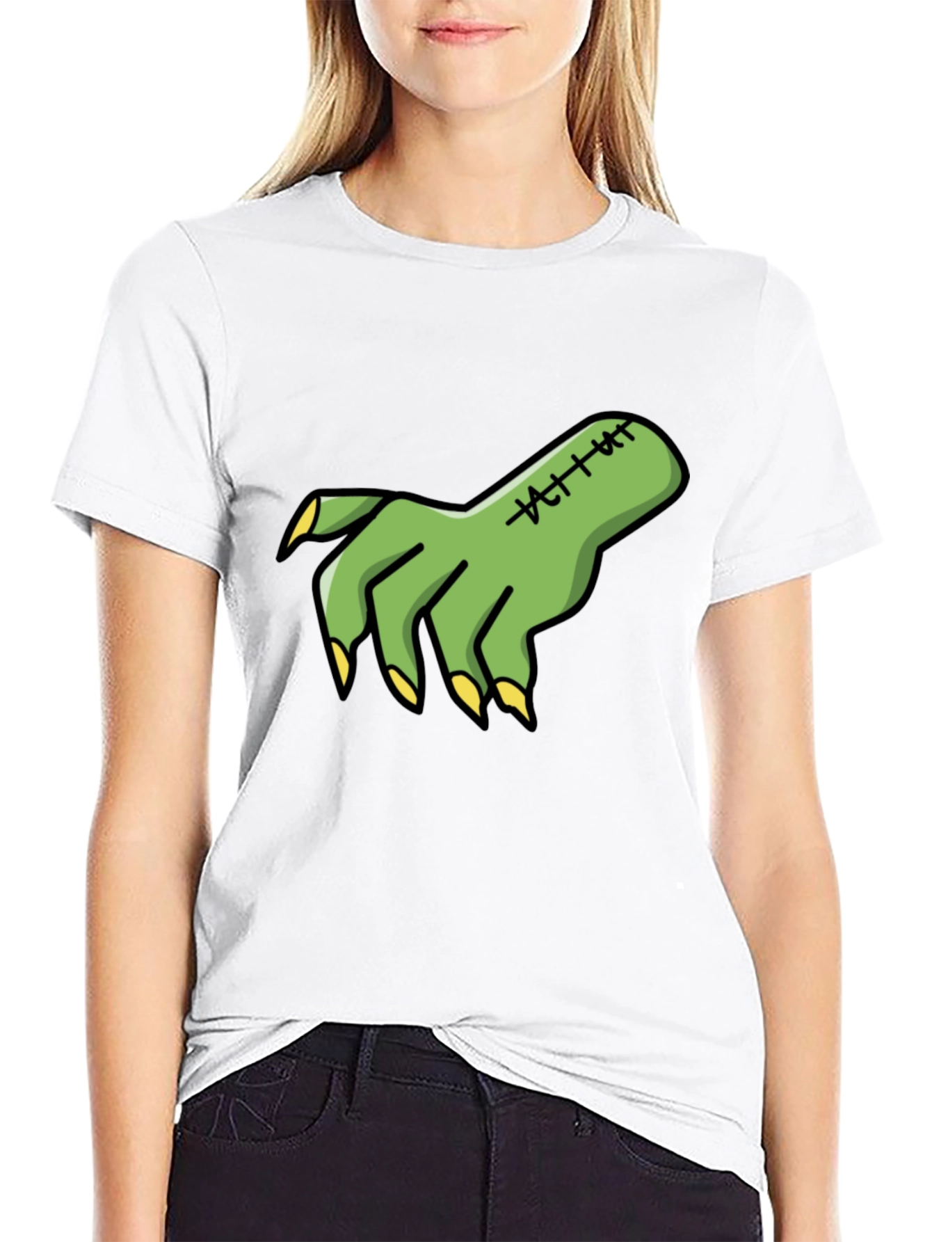 Zombie Hand Graphic Tee - Halloween T-Shirt