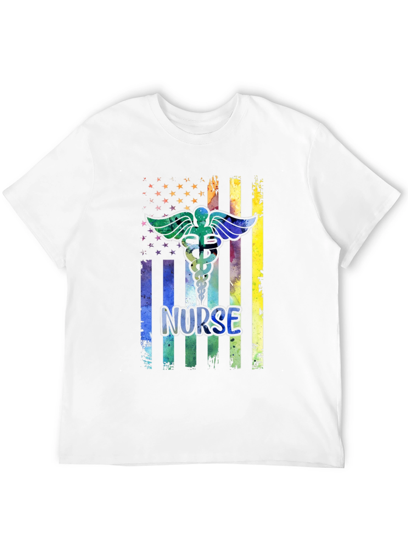 Nurse American Flag T-Shirt