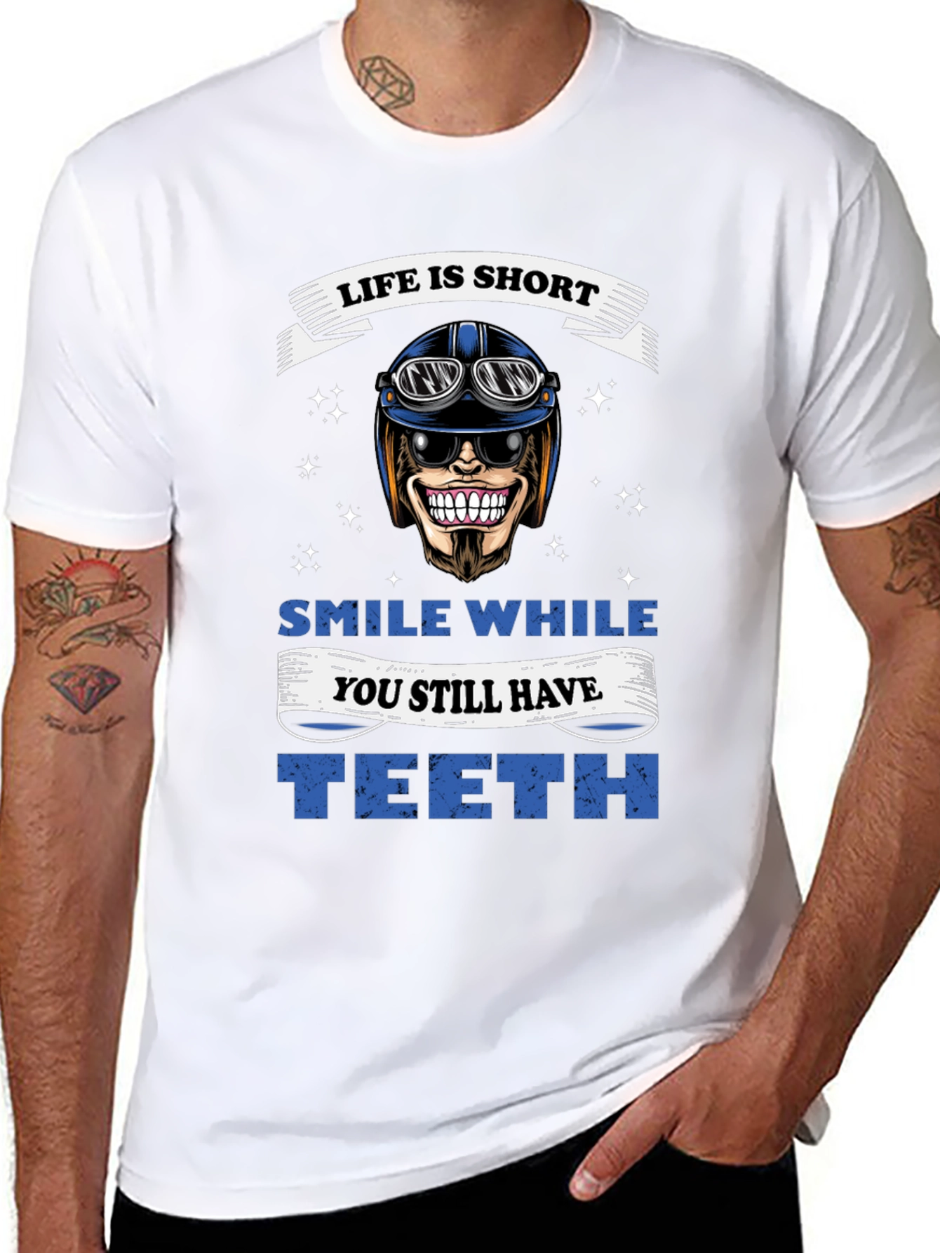 Life is Short Smile T-Shirt