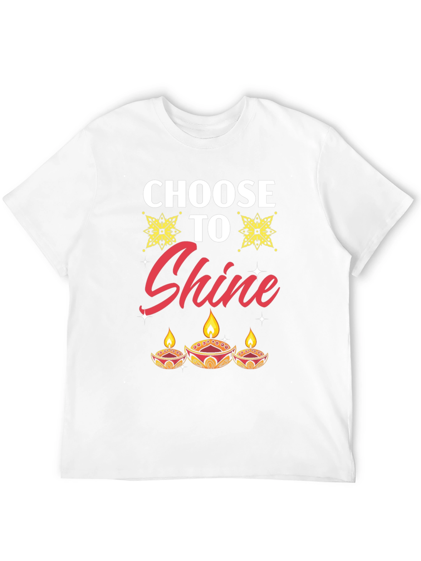 Choose to Shine Diwali T-Shirt - Festive Holiday Tee