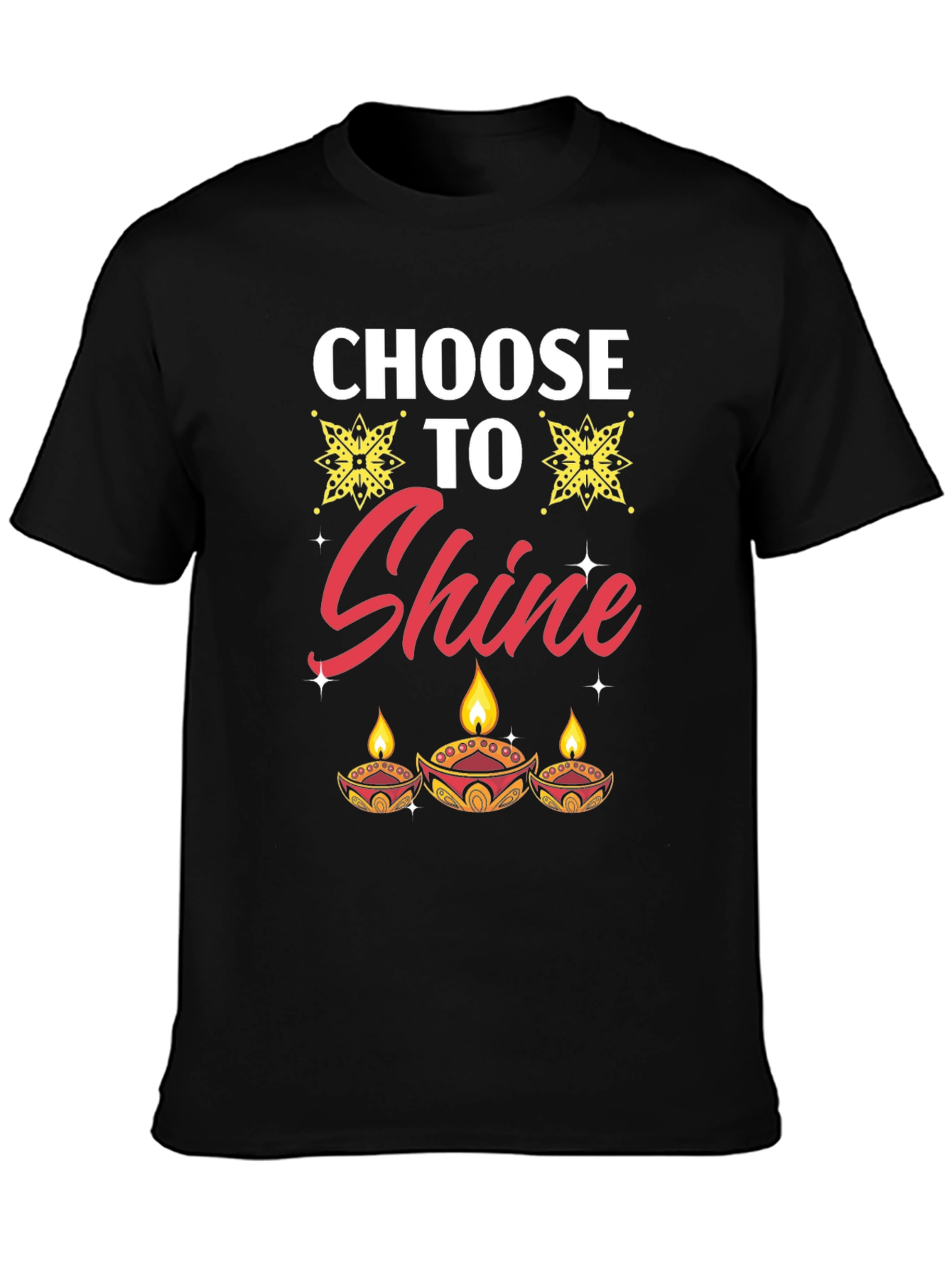 Choose to Shine Diwali T-Shirt - Festive Holiday Tee