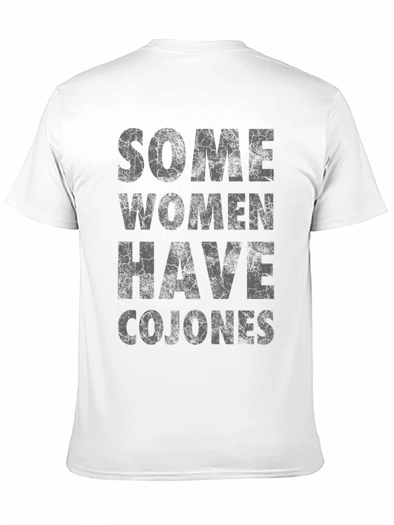 Some Women Have Cojones Black Graphic Tee