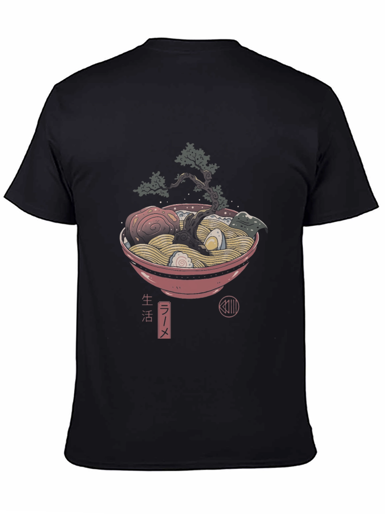 Ramen Bowl Graphic Tee - Black