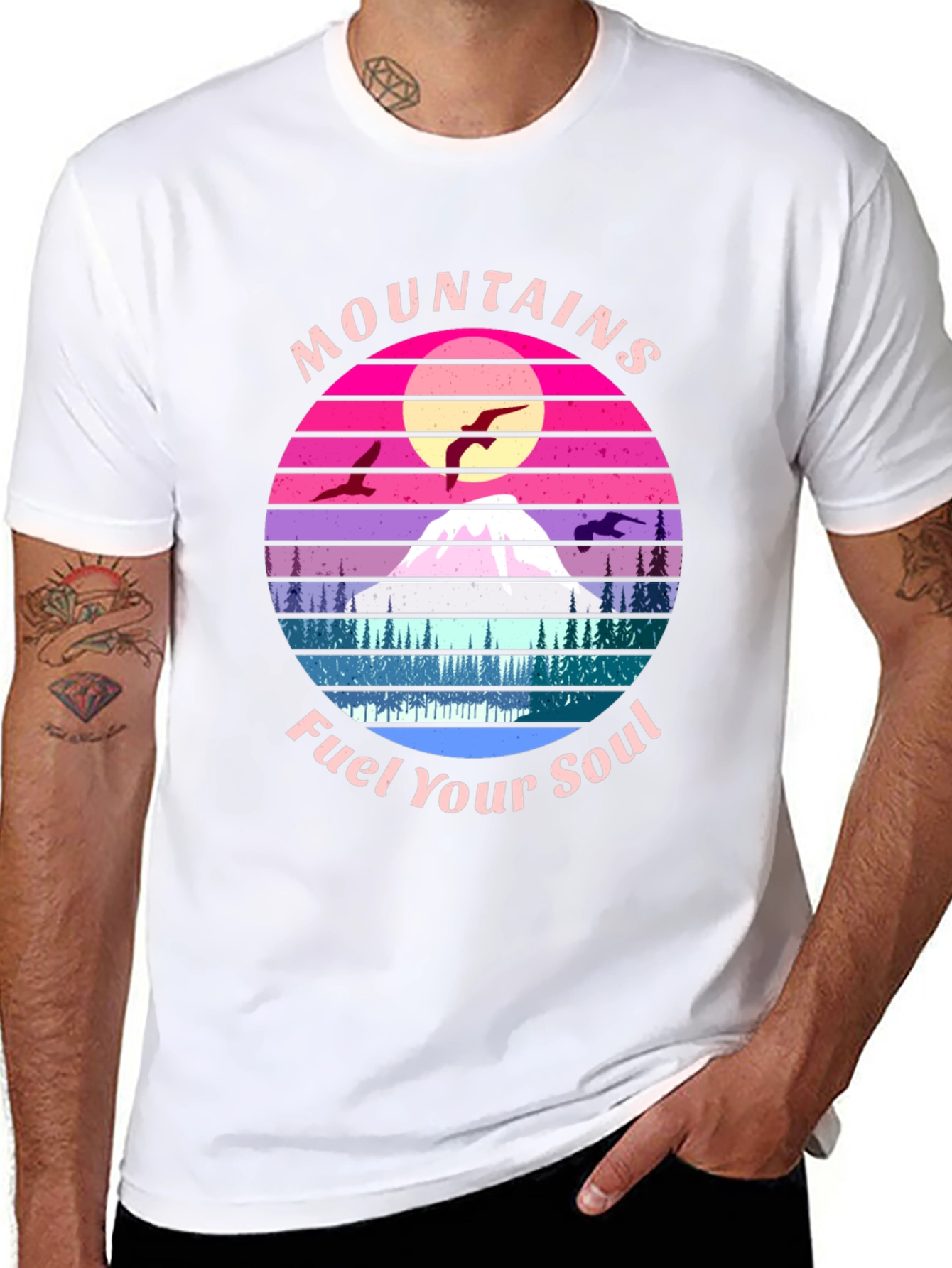 Mountains Fuel Your Soul Graphic Tee