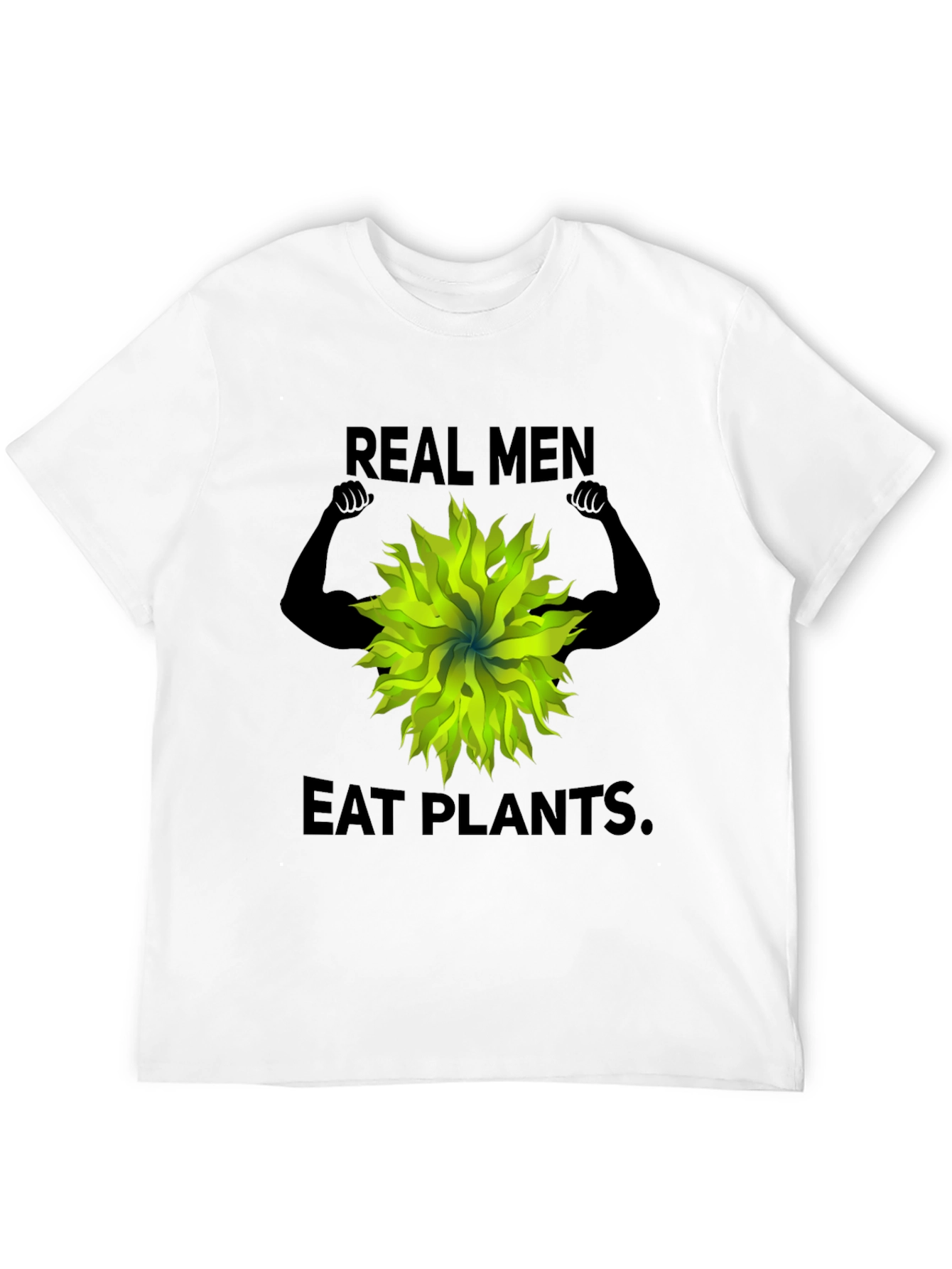 Real Men Eat Plants Graphic Tee - Vegan Strong