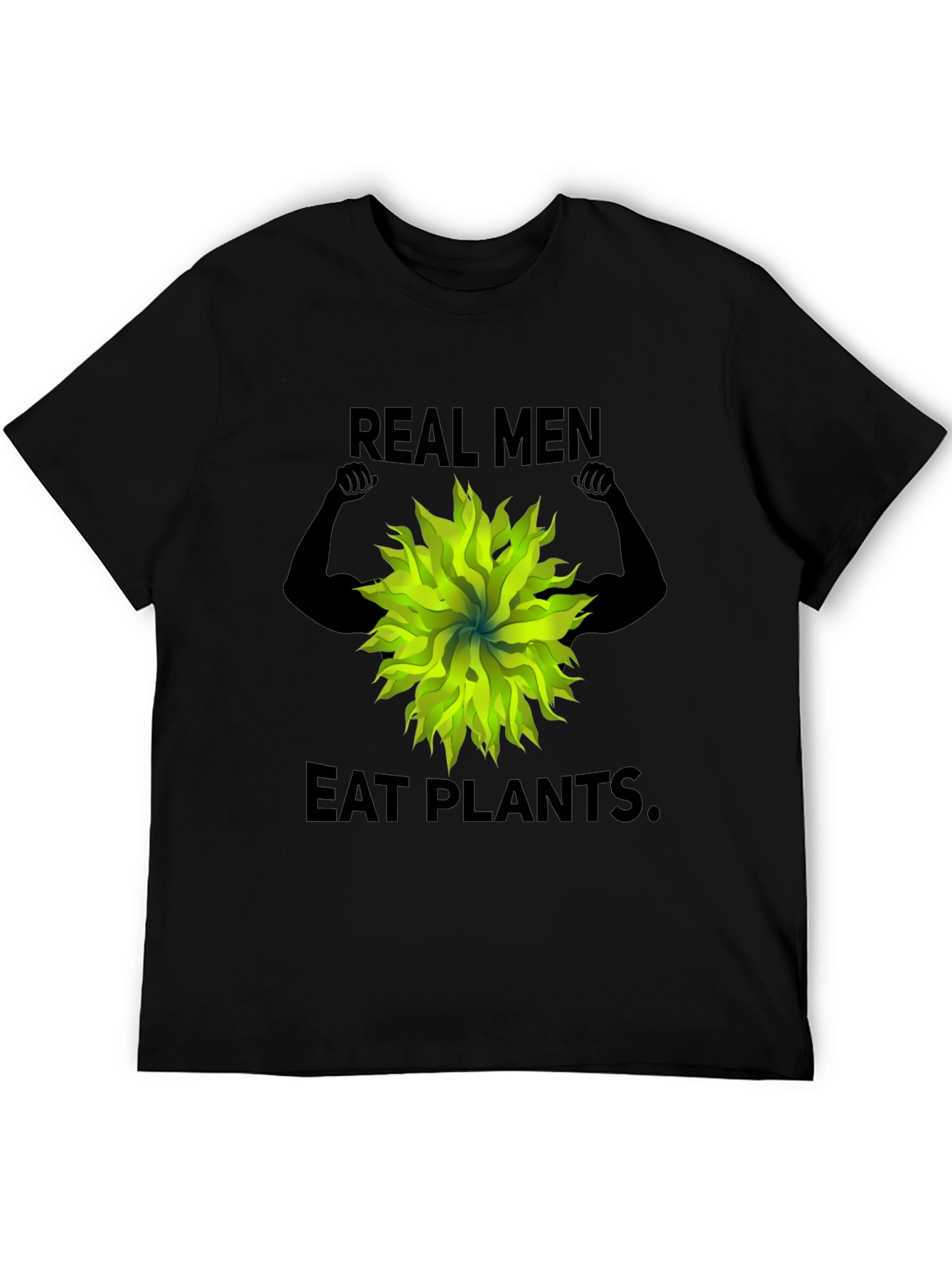 Real Men Eat Plants Graphic Tee - Vegan Strong