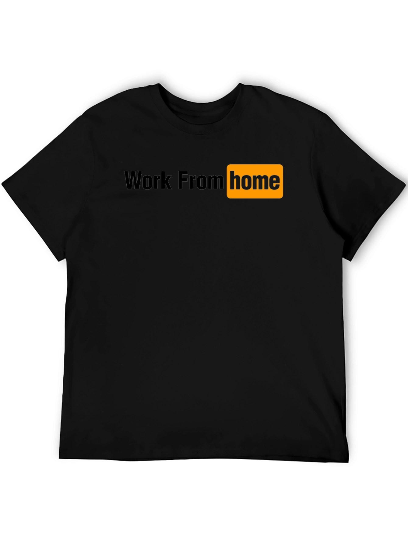 Work From Home Graphic Tee - Black