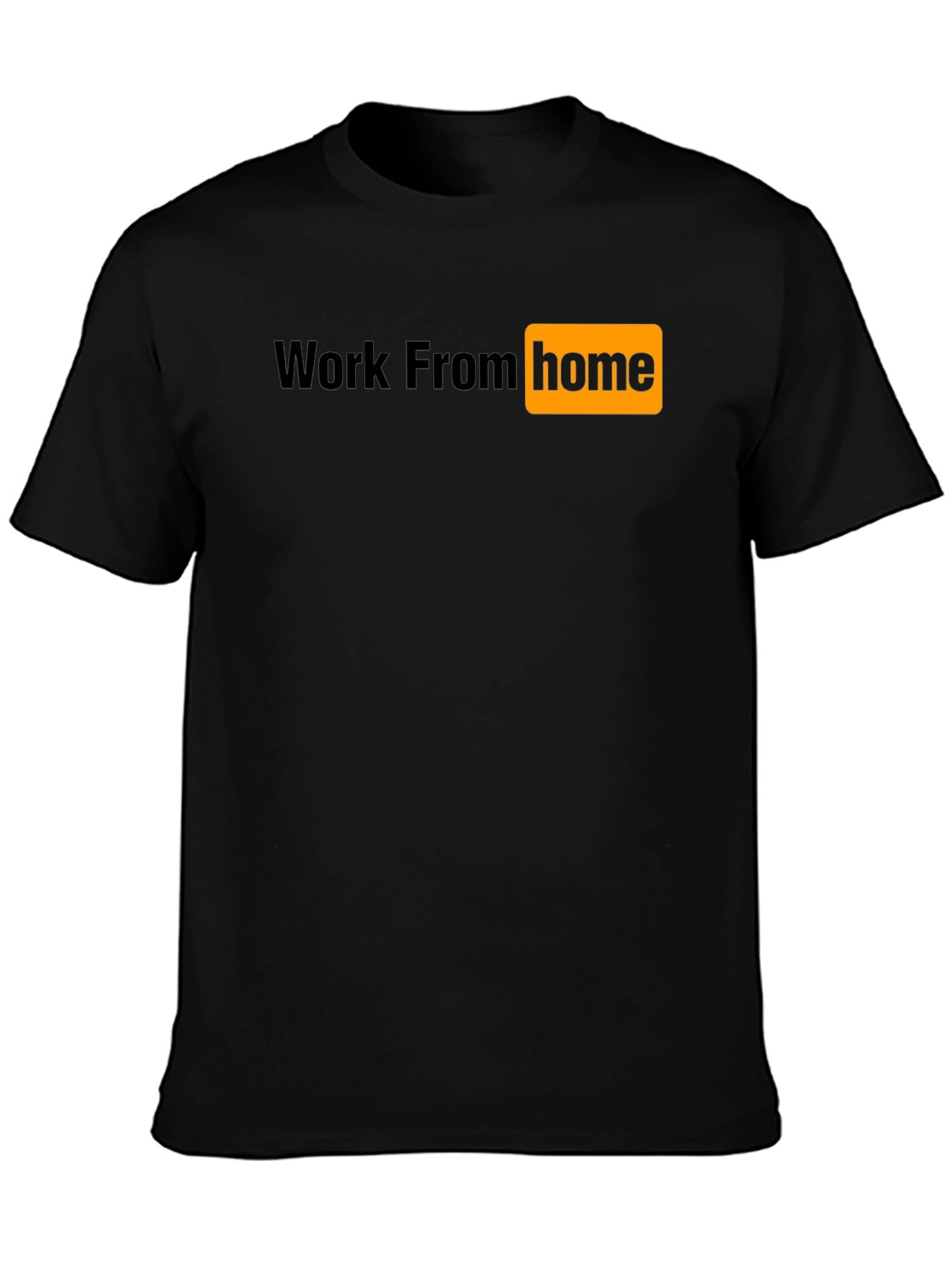 Work From Home Graphic Tee - Black