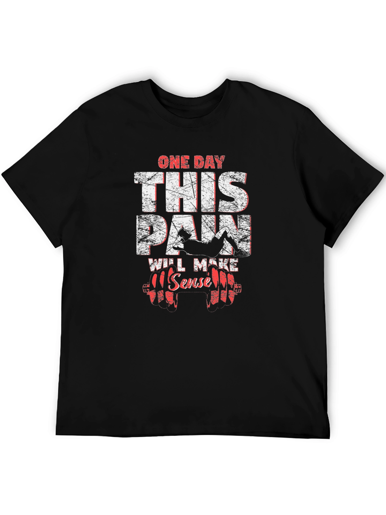 Motivational Workout Graphic T-Shirt