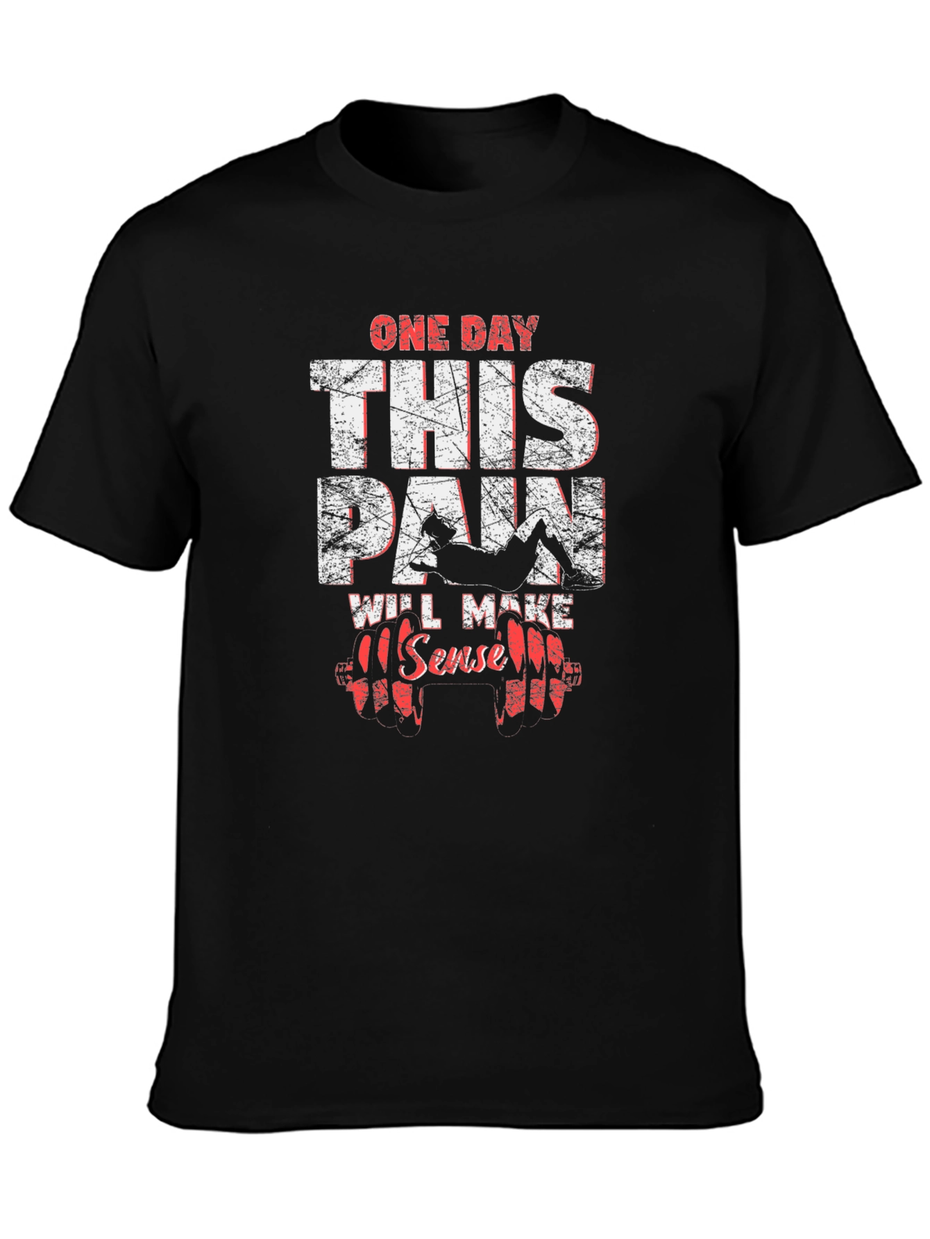Motivational Workout Graphic T-Shirt