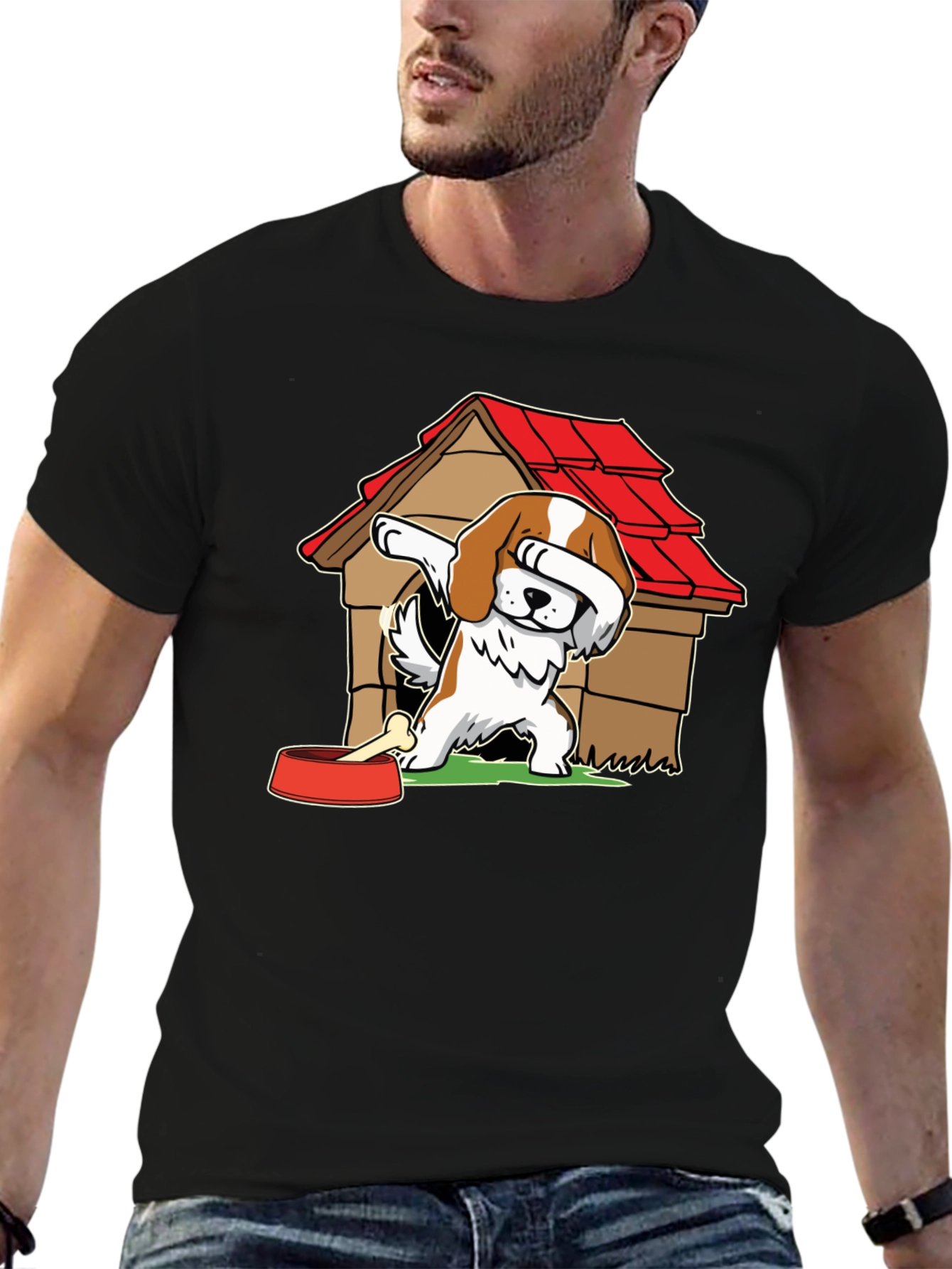 Dabbing Dog T-Shirt - Cute Pet Lover Tee