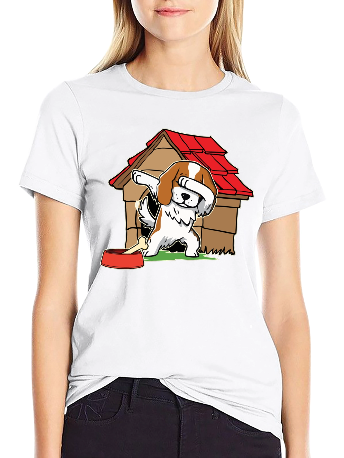 Dabbing Dog T-Shirt - Cute Pet Lover Tee
