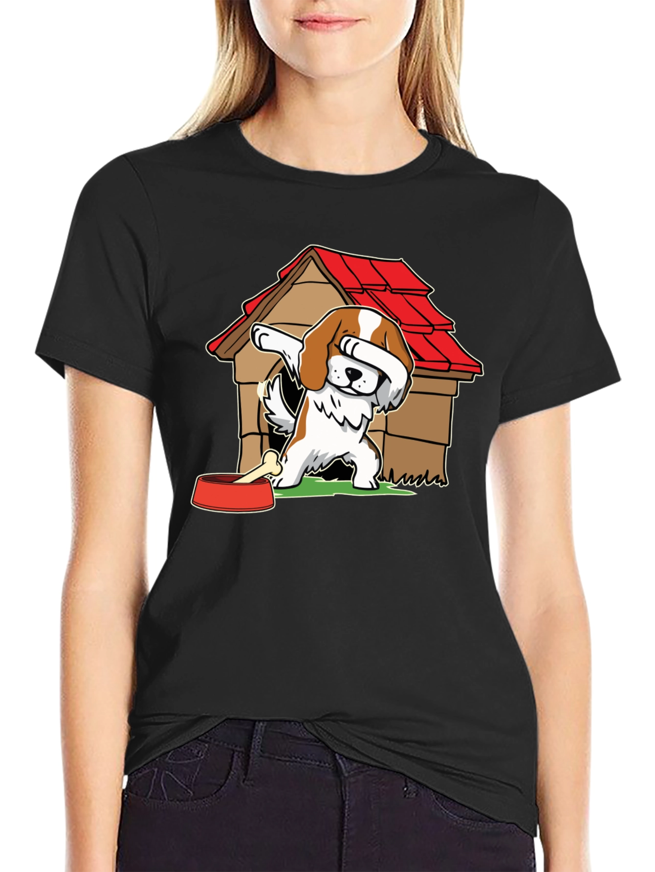 Dabbing Dog T-Shirt - Cute Pet Lover Tee