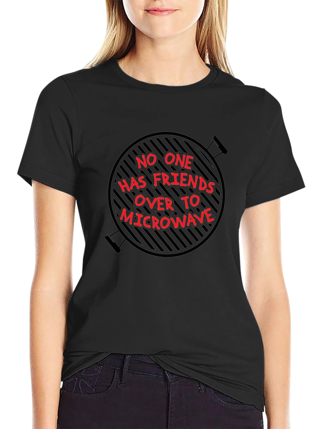 BBQ Microwave T-Shirt - Funny Grilling Tee