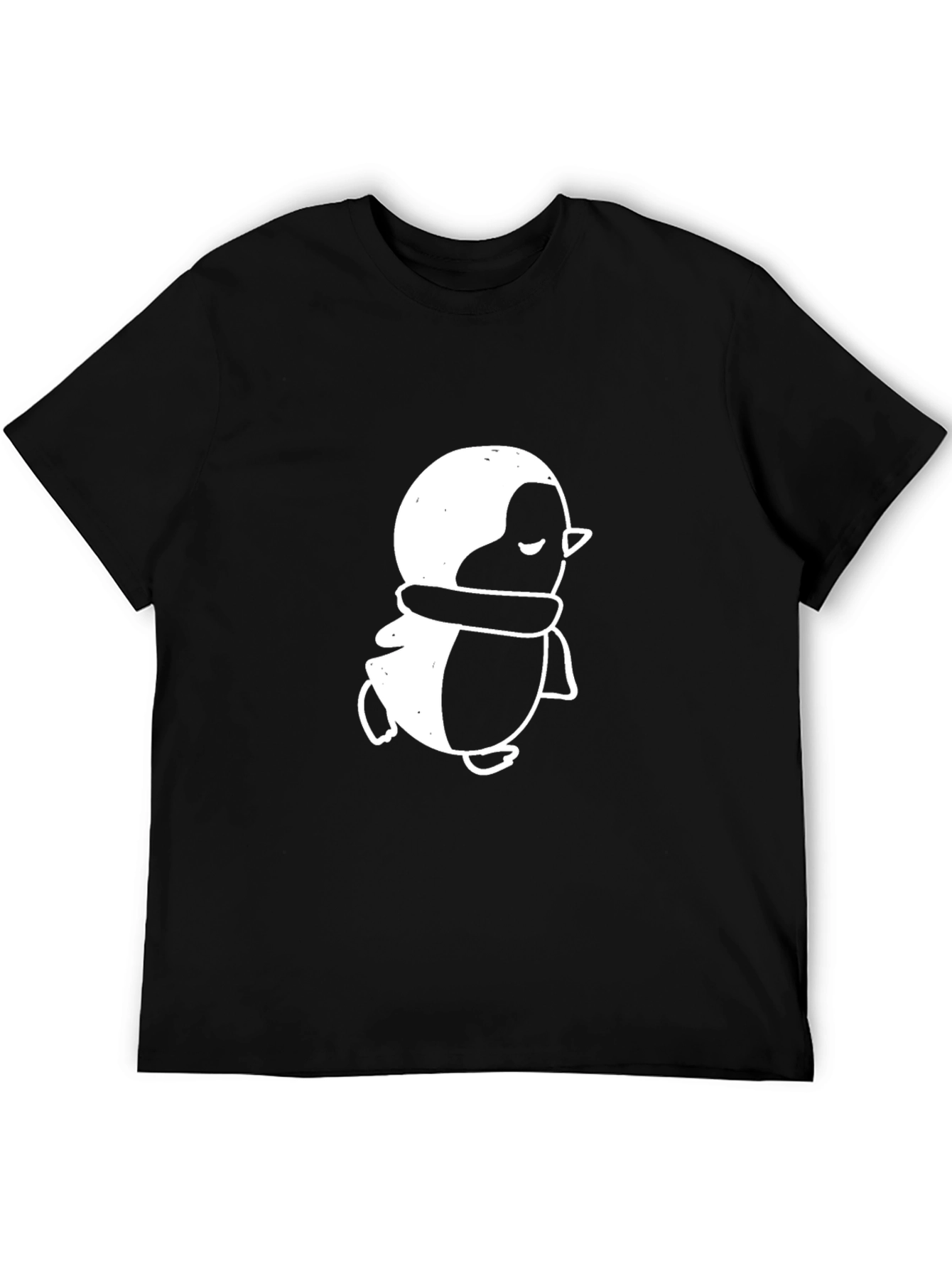 Black Penguin Graphic T-Shirt - Casual Comfort