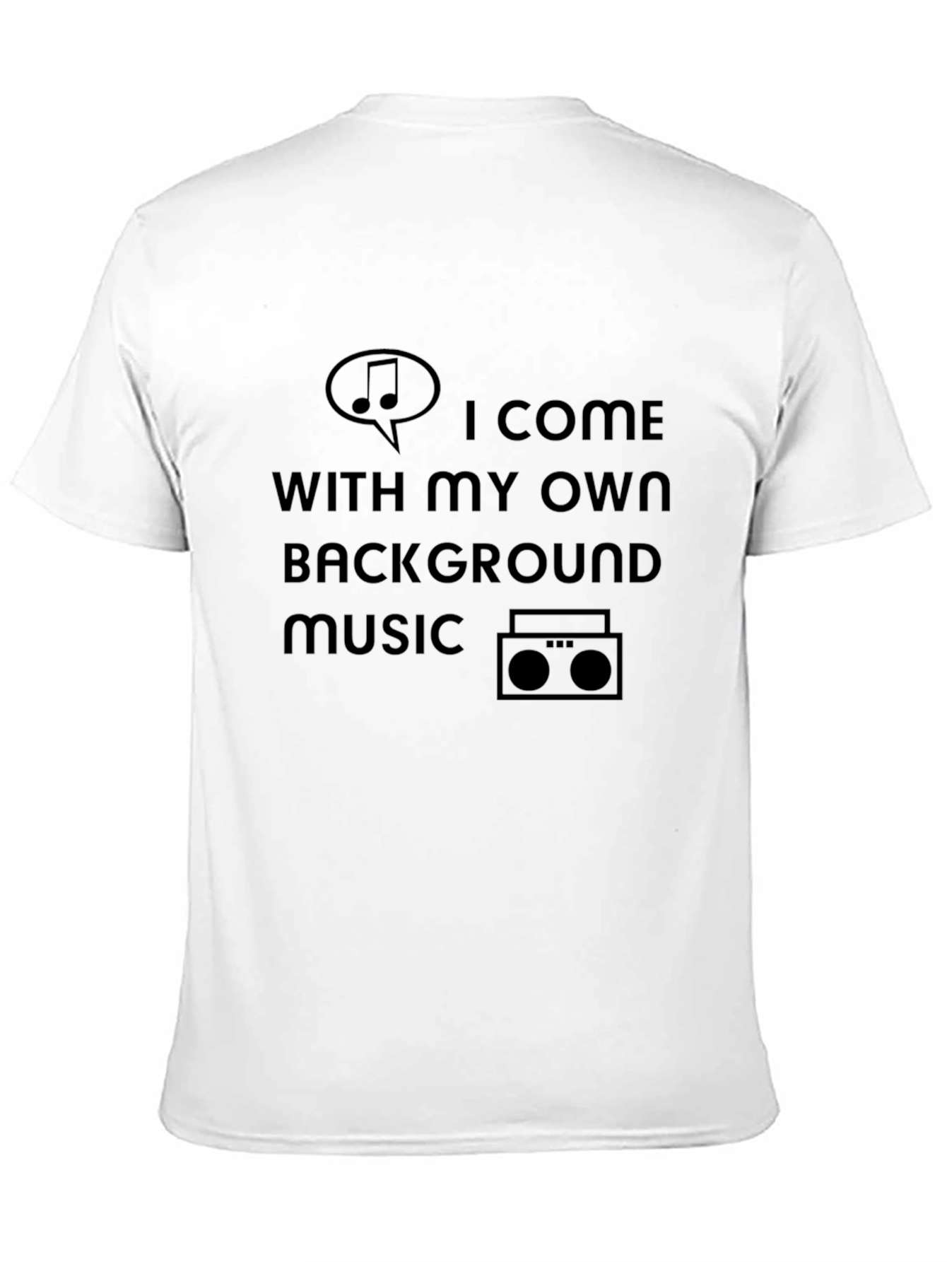 Own Background Music Graphic Tee