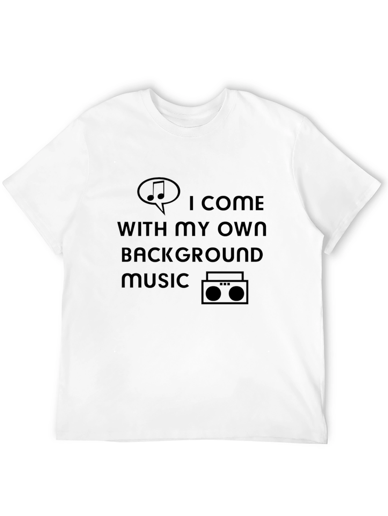 Own Background Music Graphic Tee