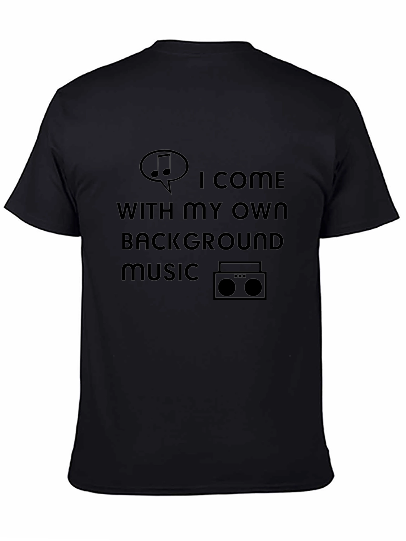 Own Background Music Graphic Tee
