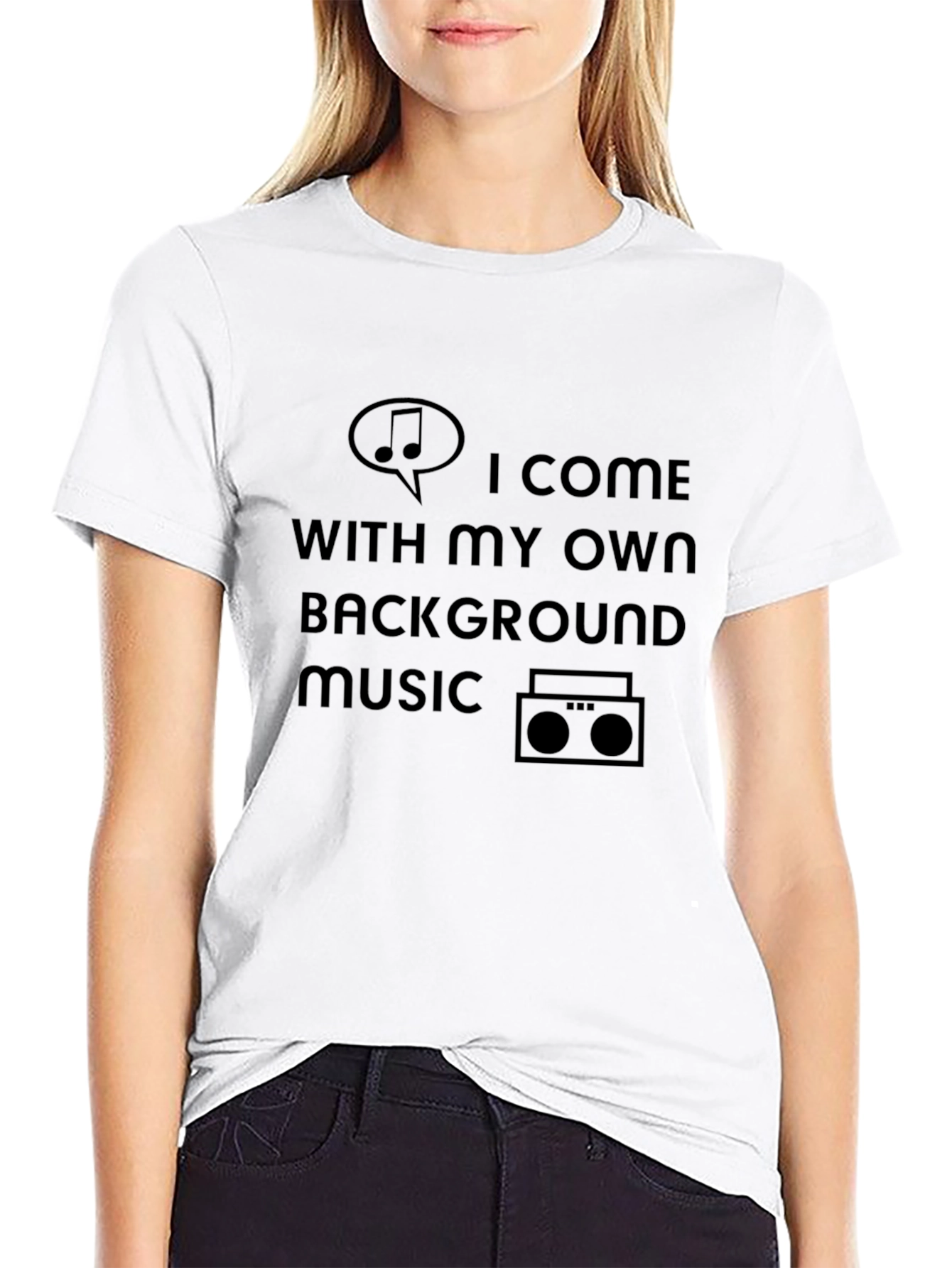 Own Background Music Graphic Tee