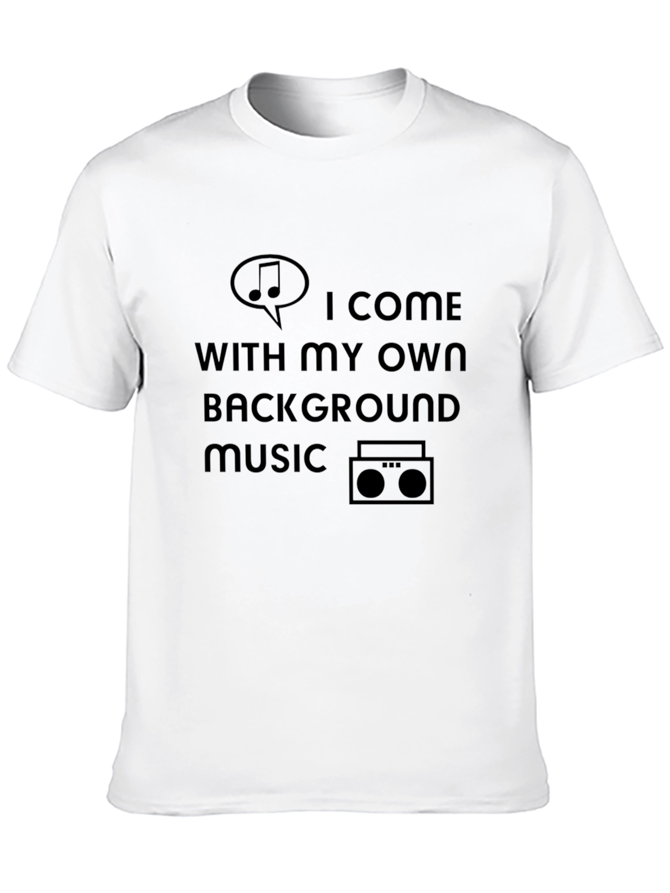 Own Background Music Graphic Tee