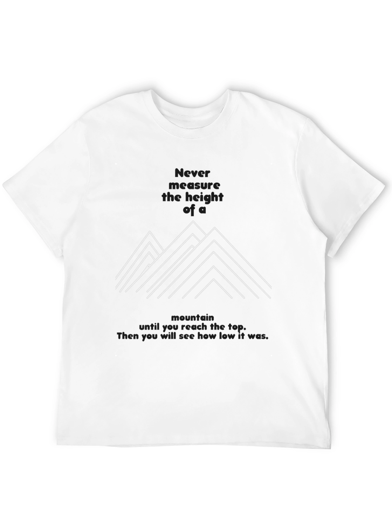 Mountain Graphic Tee - Black Short Sleeve