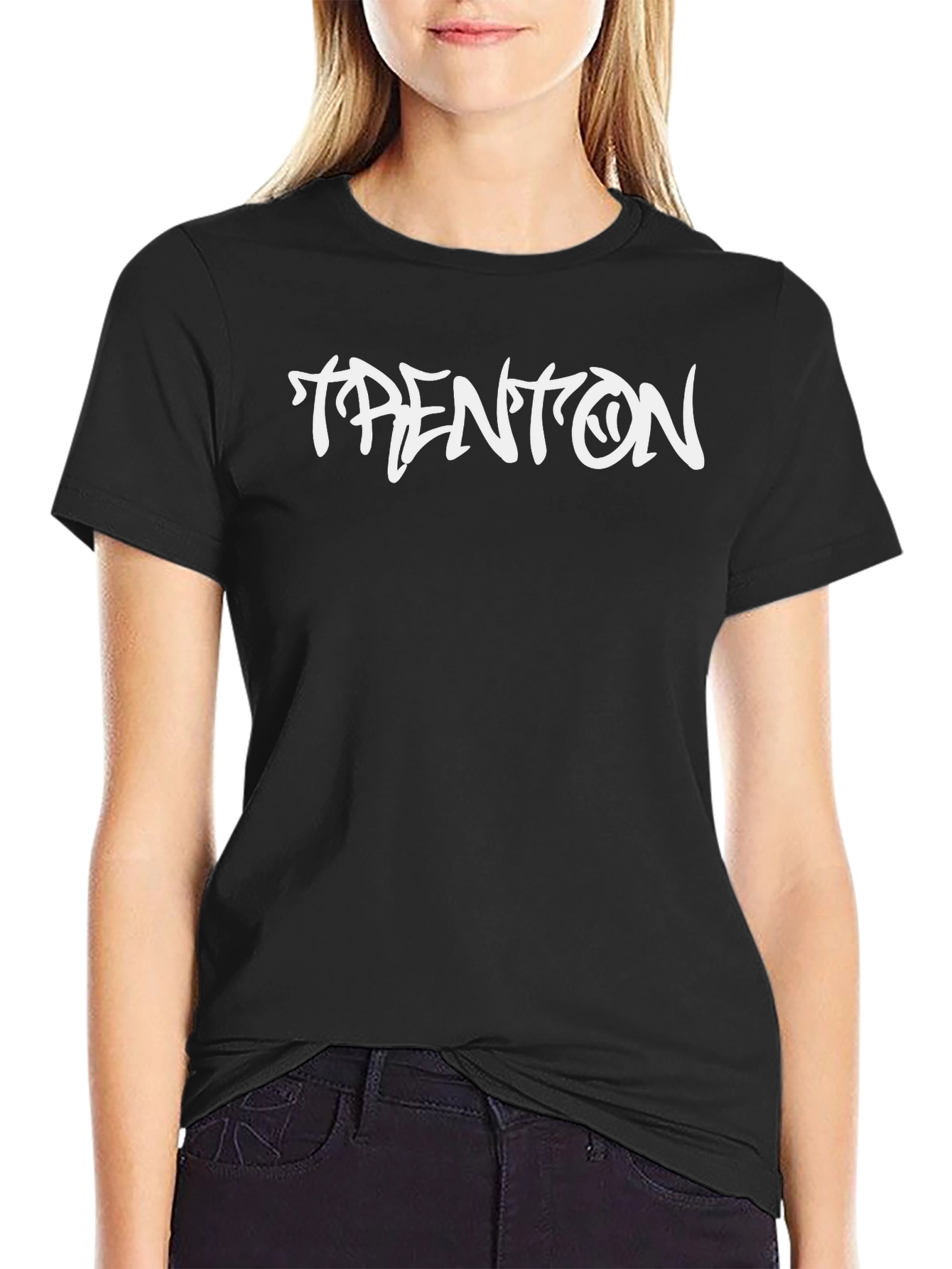 Trenton Graphic Tee - Black Casual T-Shirt