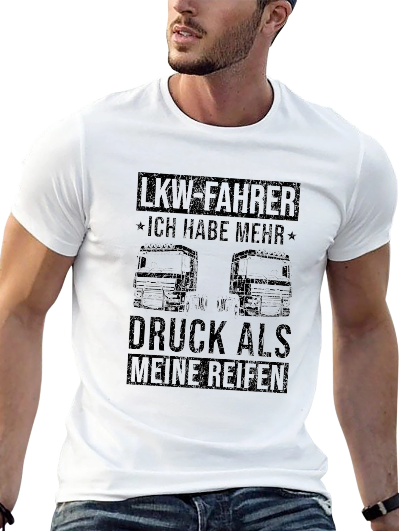 LKW-Fahrer Trucker T-Shirt - German Truck Driver Tee