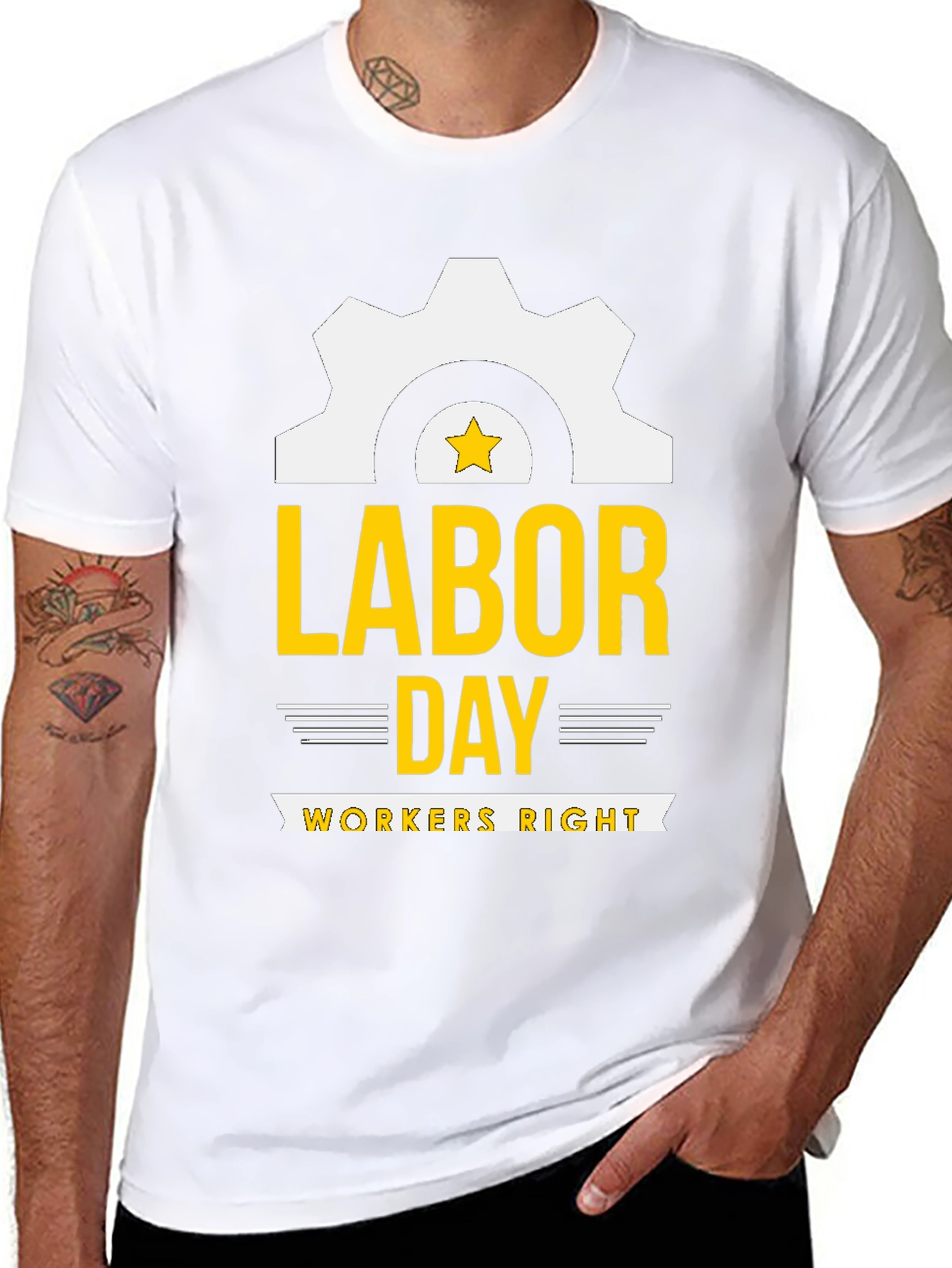 Labor Day Graphic T-Shirt - Workers Rights