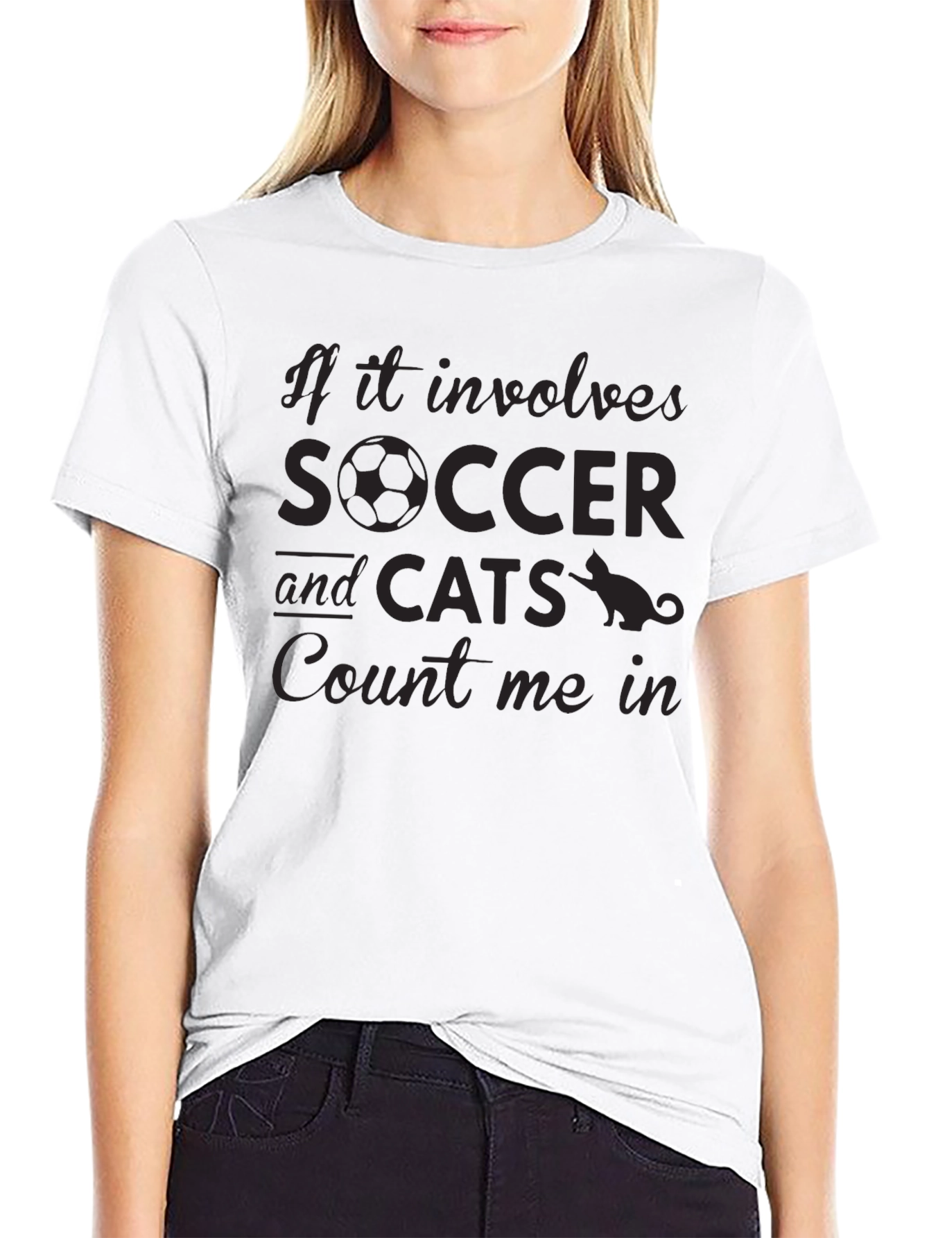 Soccer and Cats T-Shirt - Count Me In Tee