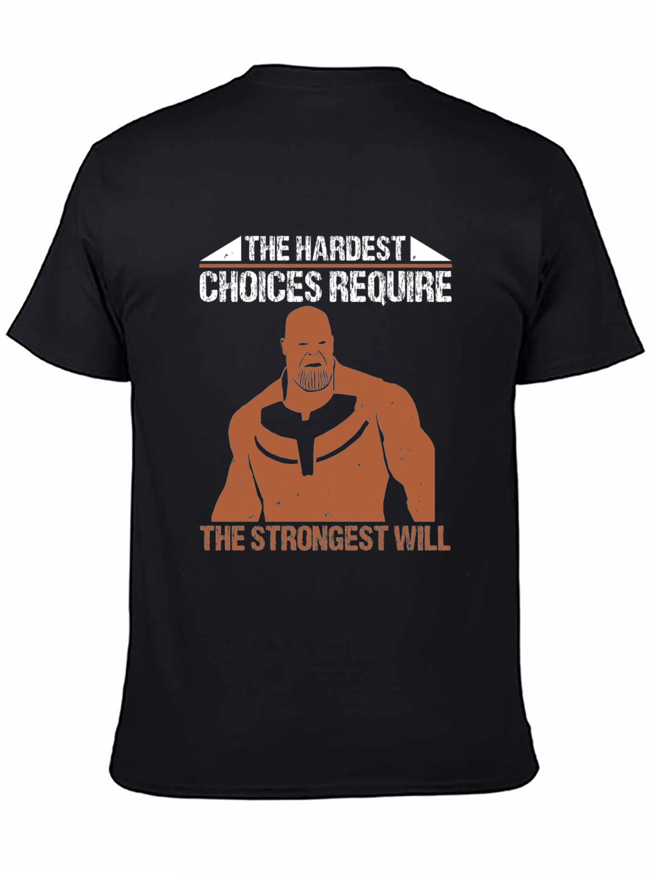 The Hardest Choices Thanos T-Shirt - Black