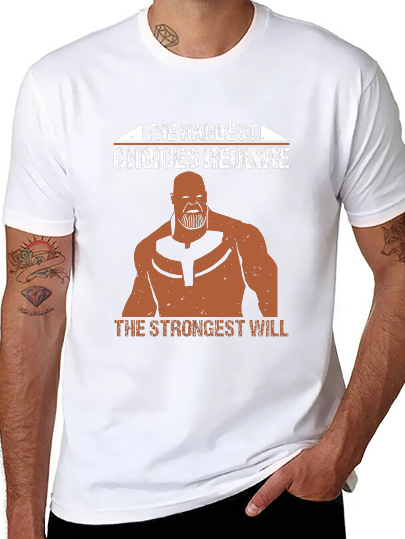 The Hardest Choices Thanos T-Shirt - Black