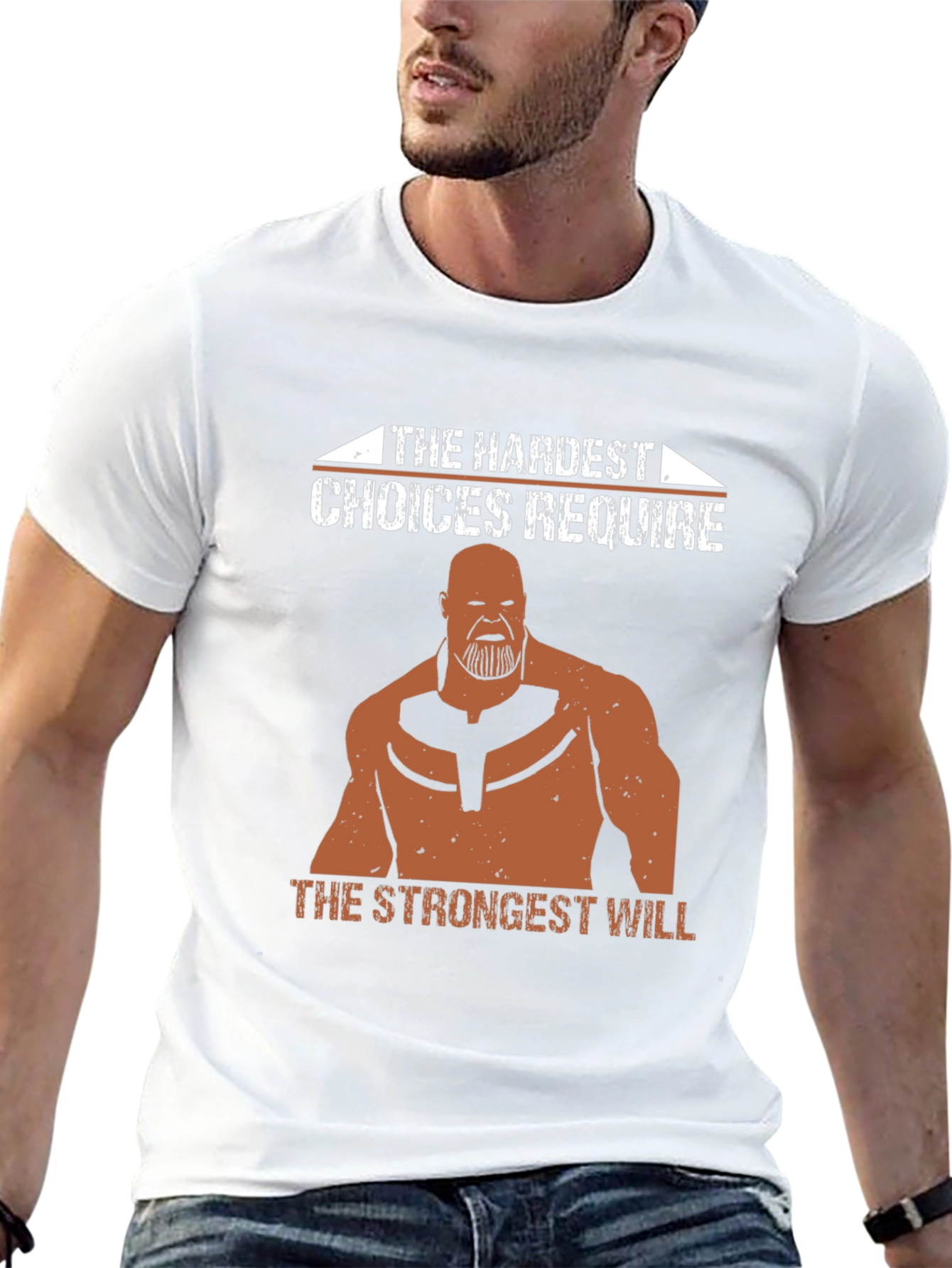 The Hardest Choices Thanos T-Shirt - Black