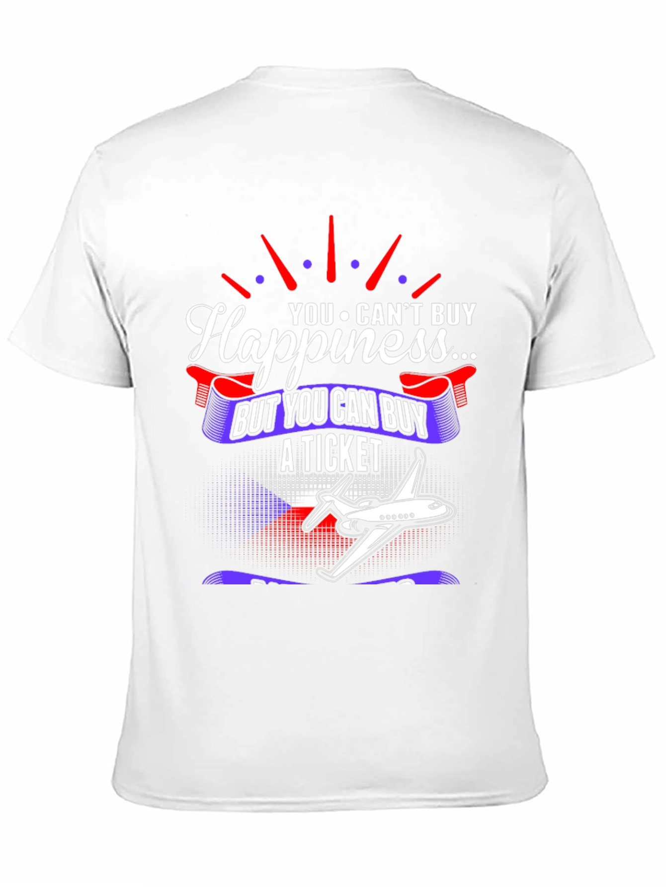 Happiness Ticket Graphic T-Shirt