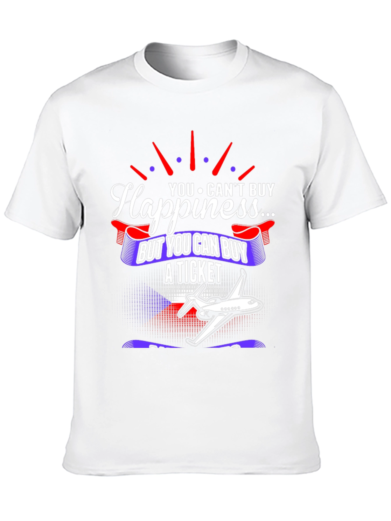 Happiness Ticket Graphic T-Shirt