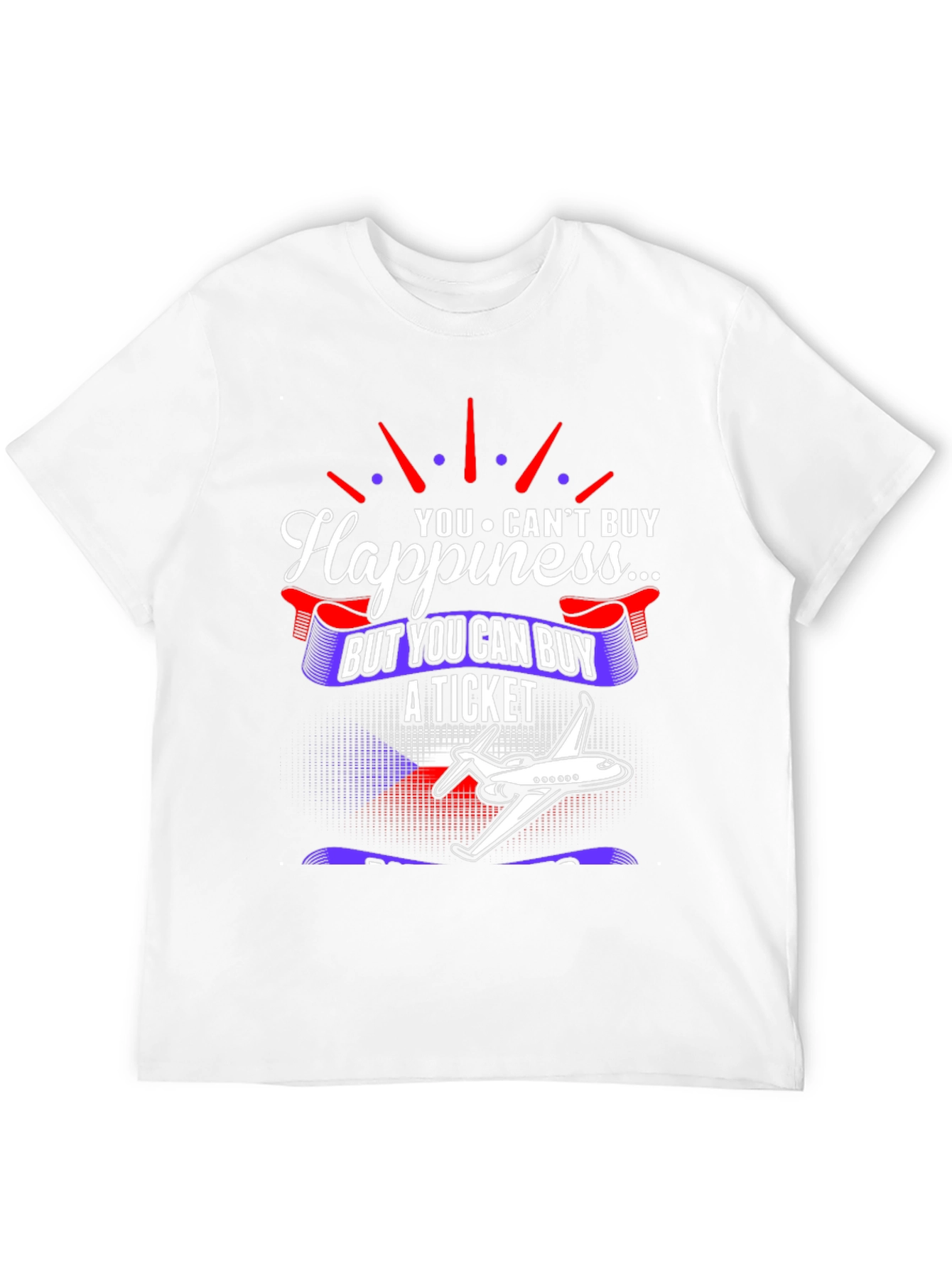 Happiness Ticket Graphic T-Shirt
