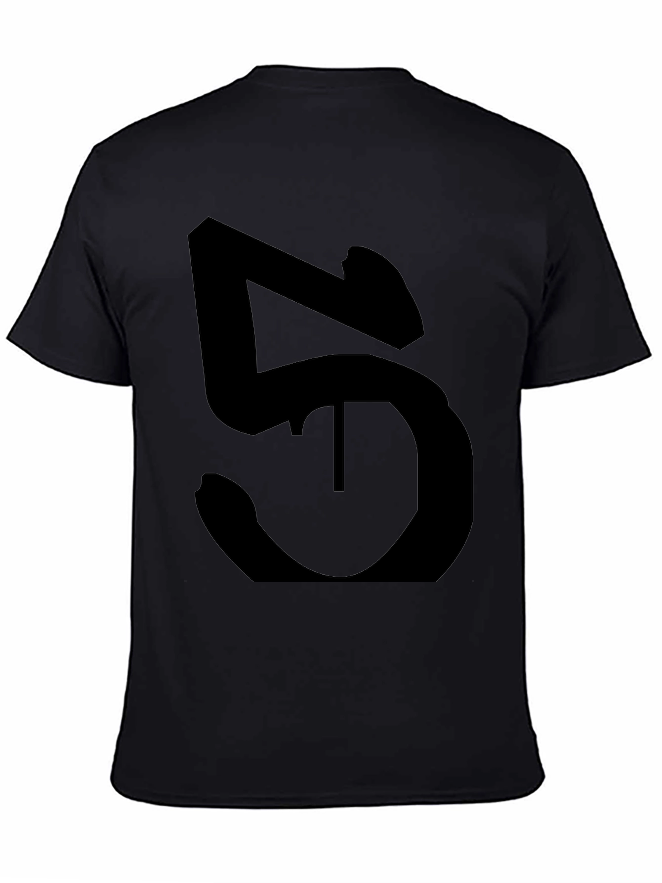 Mens Black Graphic T-Shirt