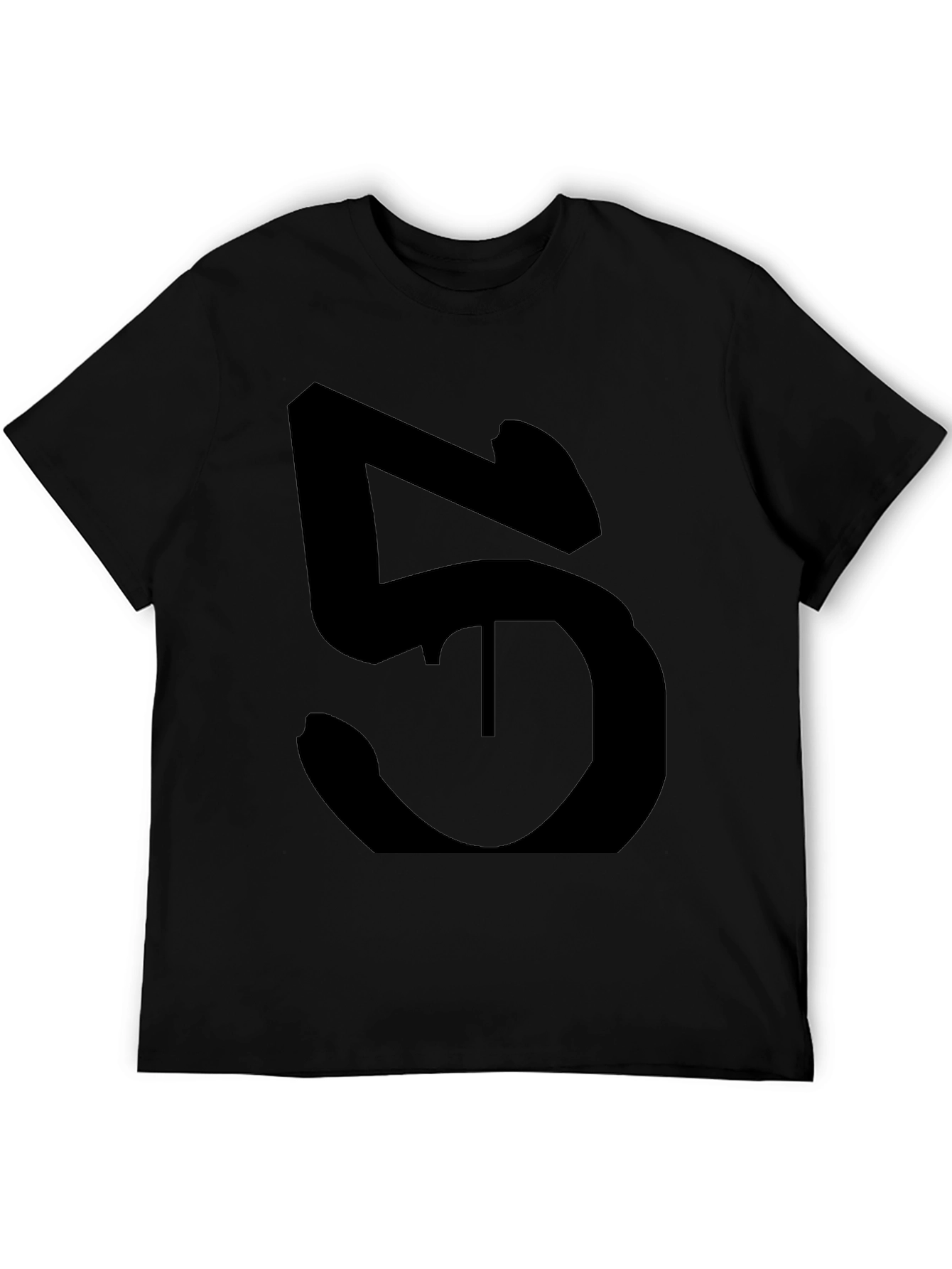 Mens Black Graphic T-Shirt